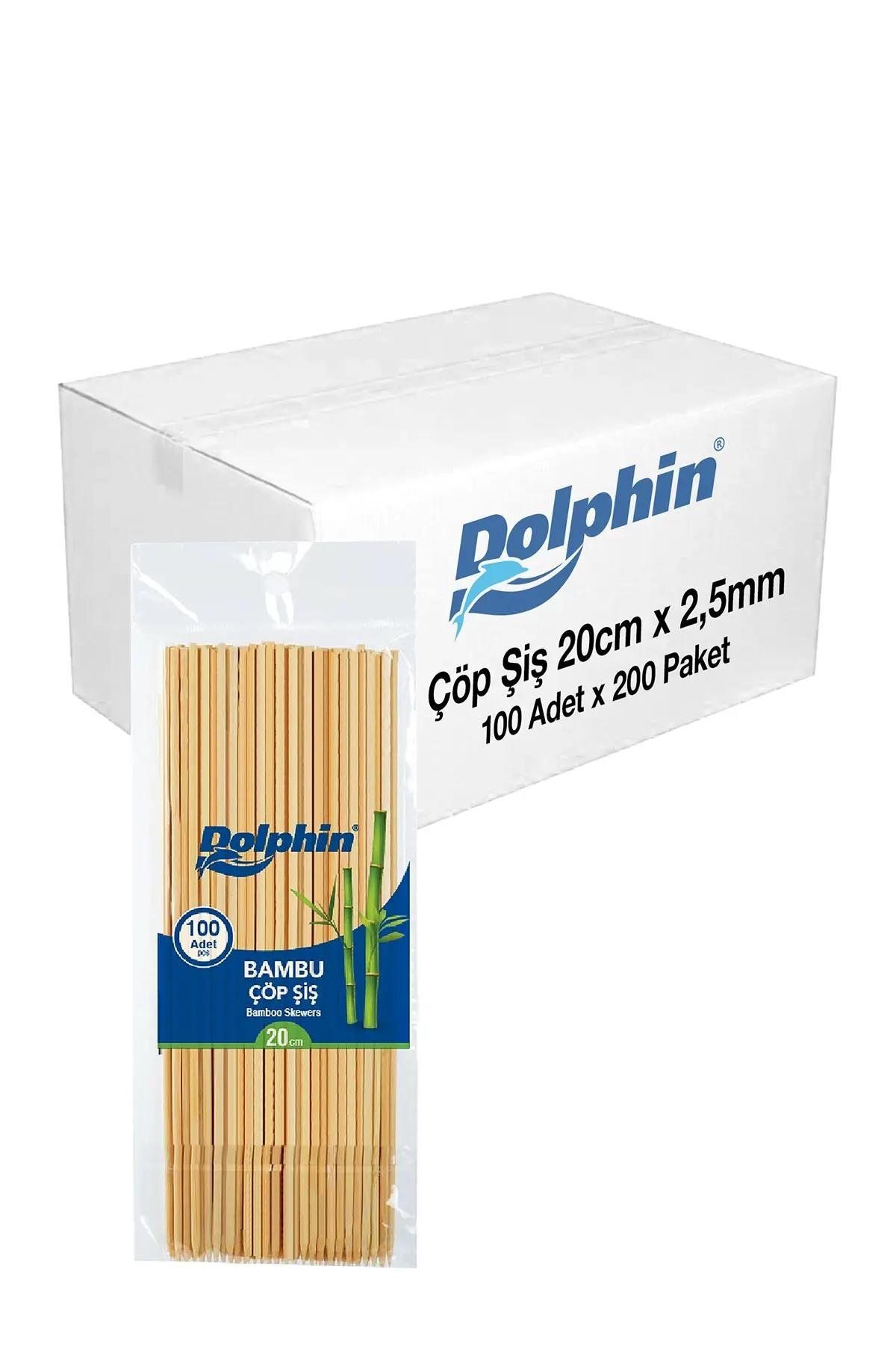 supertrend Süpertrend Dolphin Bambu Çöp Şiş 20cm X 2,5 Mm 100lü X 200 Paket (koli)