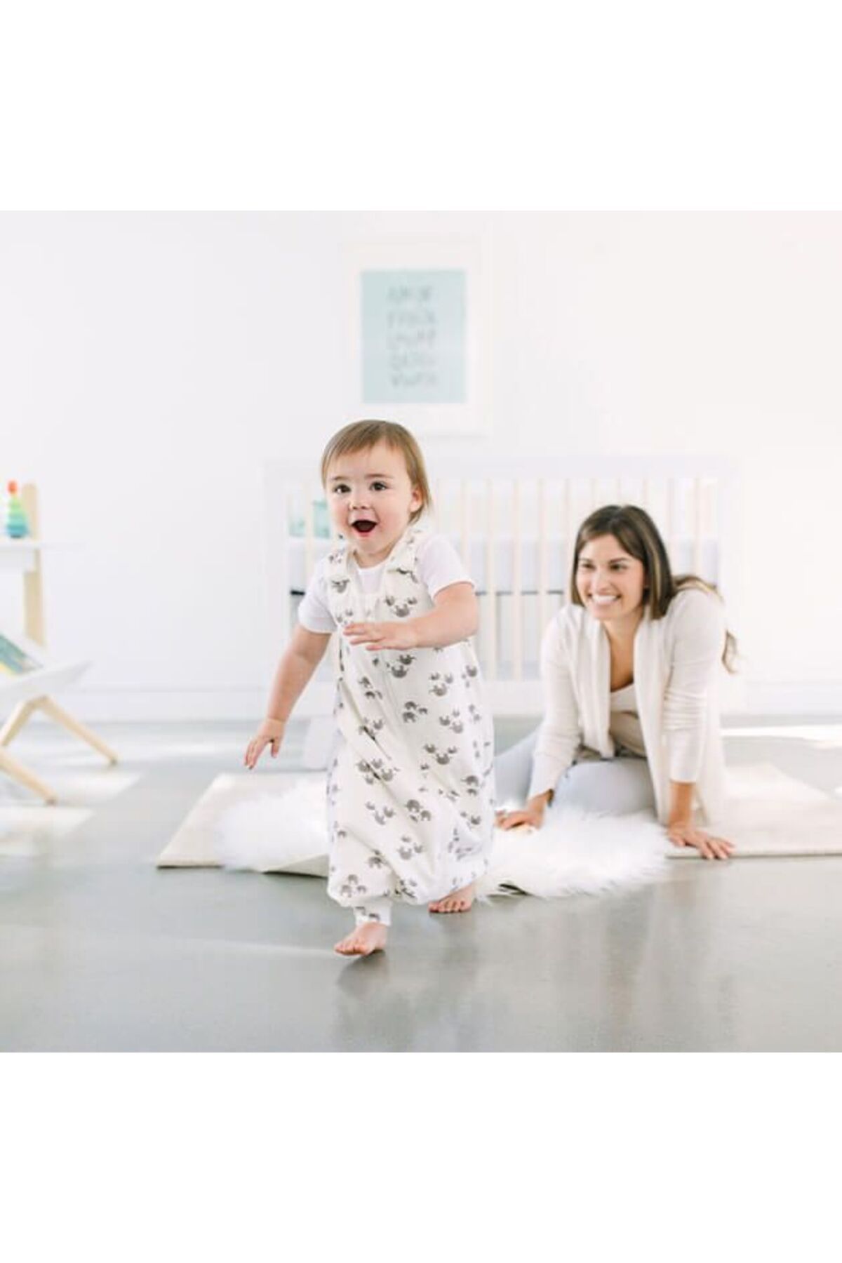 Ergobaby-2 in 1 Sleeping Bag, On The Move Elephant 6-18 months, 0.5 TOG, Ergobaby 3