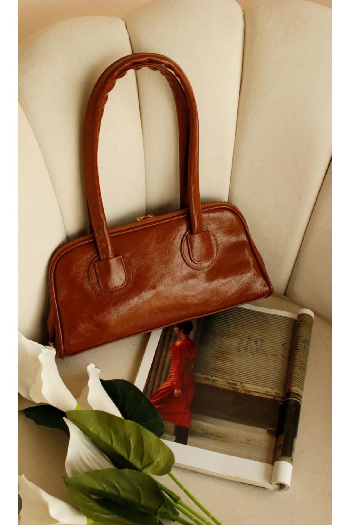 shop Leydi Model taba rengi omuz çantası