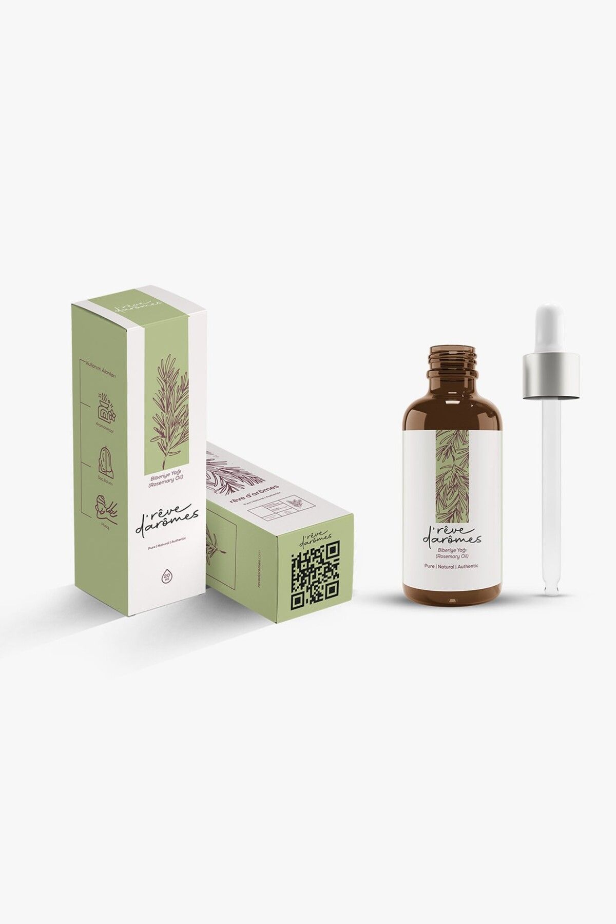 Rêve d’Arômes %100 Doğal Biberiye Yağı – 20 ml