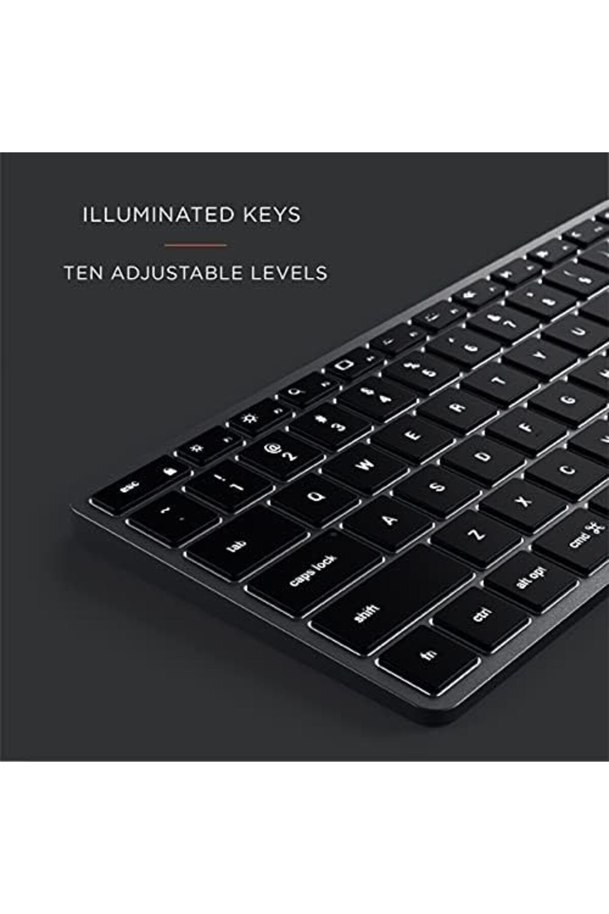 Satechi-Slim X2 Bluetooth Backlit Keyboard With Numeric Keypad – Illuminated Keys & Multi-Device S 8