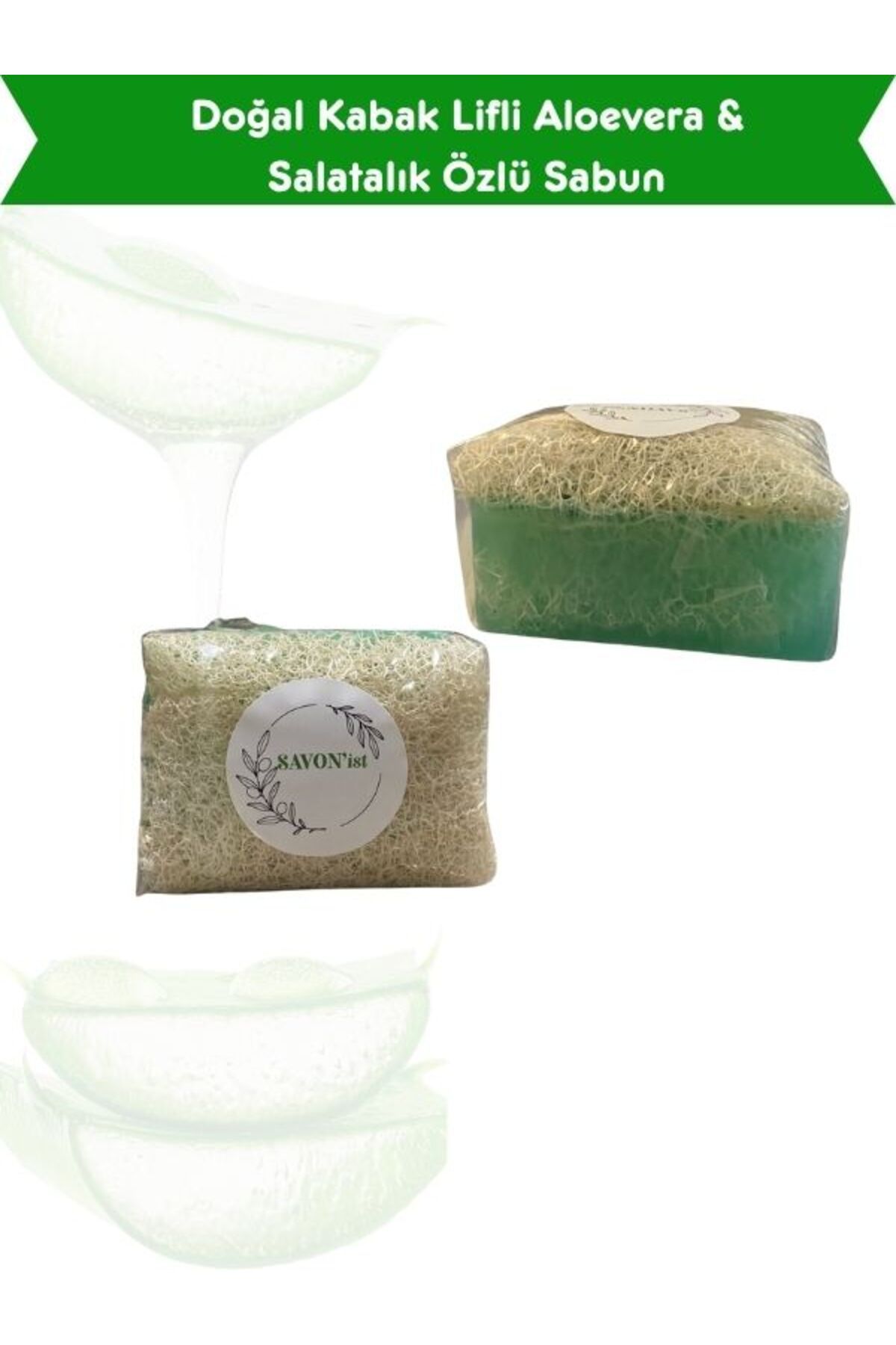 SAVON'ist Doğal Kabak Lifli Aloevera&Salatalık Özlü Sabun