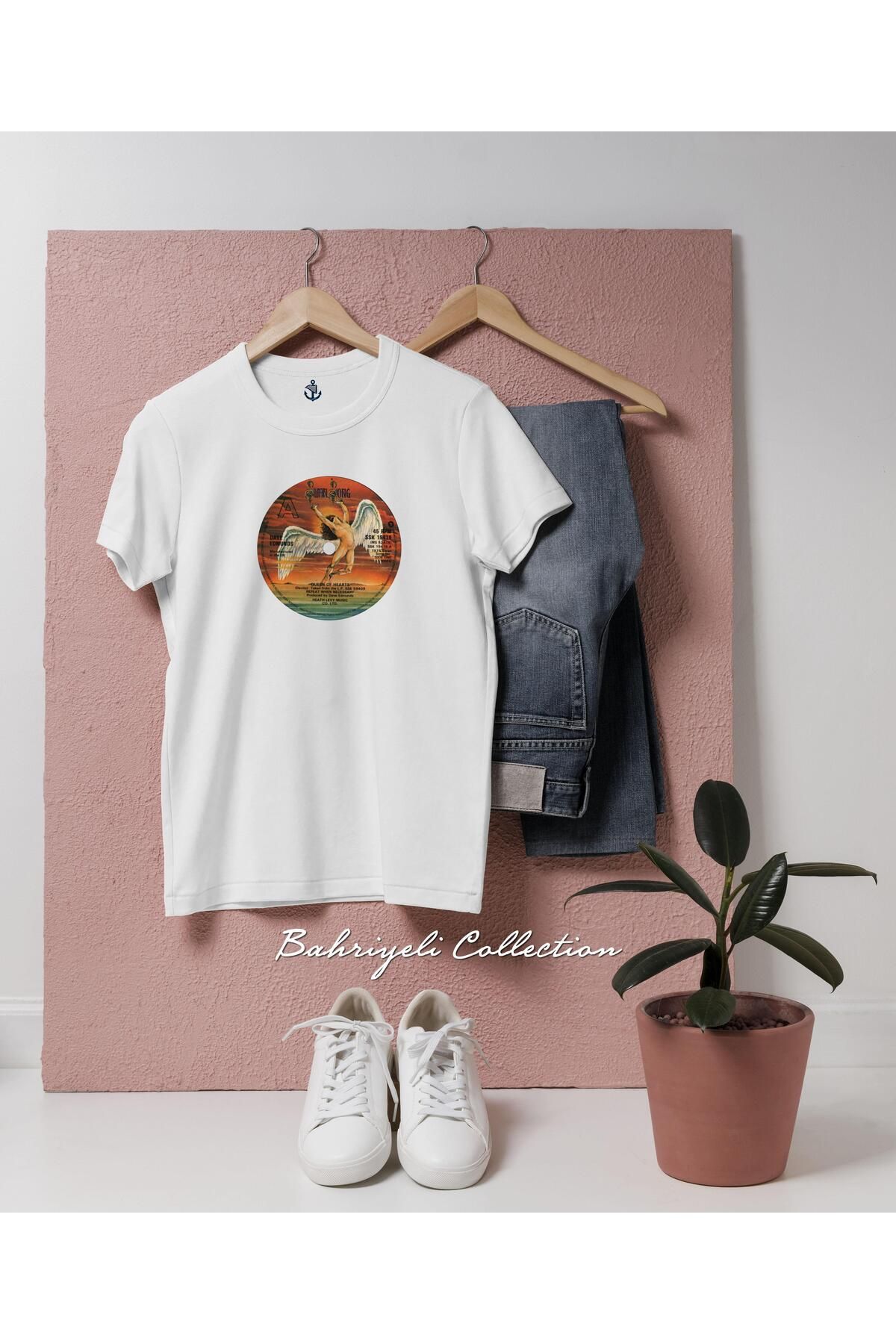 bahriyeli.jpeg Oversize Led Zeppelin Swan Song Records Tasarımlı Unisex T-Shirt