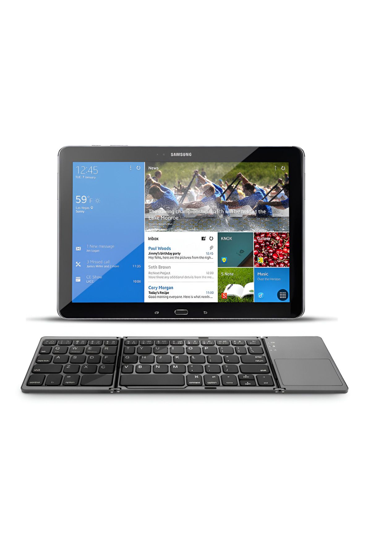 ONSG-TouchKey Ultra by ONSG® Foldable Bluetooth Keyboard, Ultra-Slim Portable, 2-Click Touchpad 7