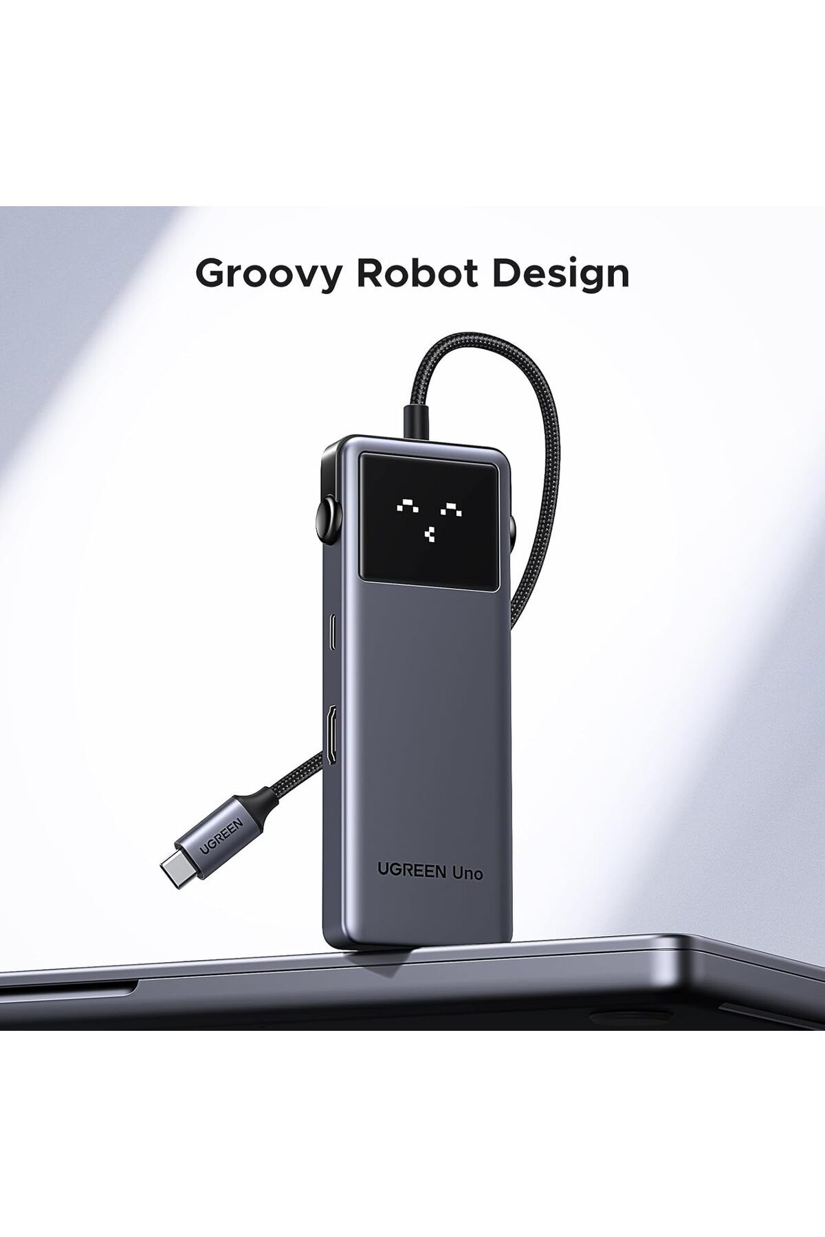 Ugreen-Uno 6 in 1 USB C Hub 3.2 with 10Gbps Type C & USB A Gen 2 Data Transfer Ports 100W PD 4K@60Hz 5