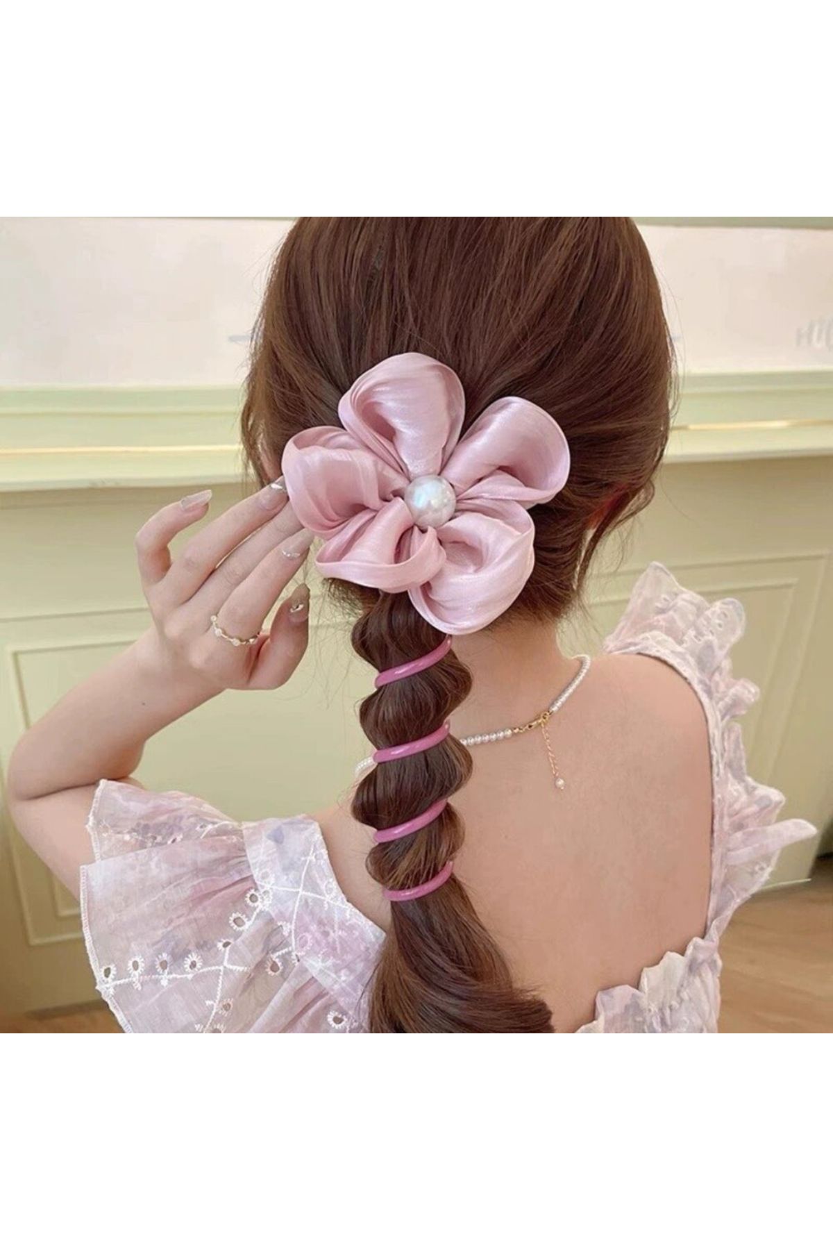Rosaland0 Sakura spiral saç tokası
