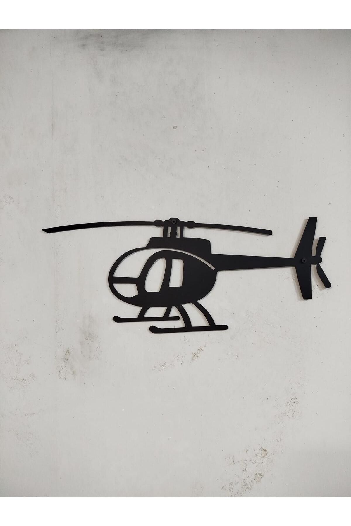emg metal tasarım METAL DUVAR SÜSÜ-HELİKOPTER