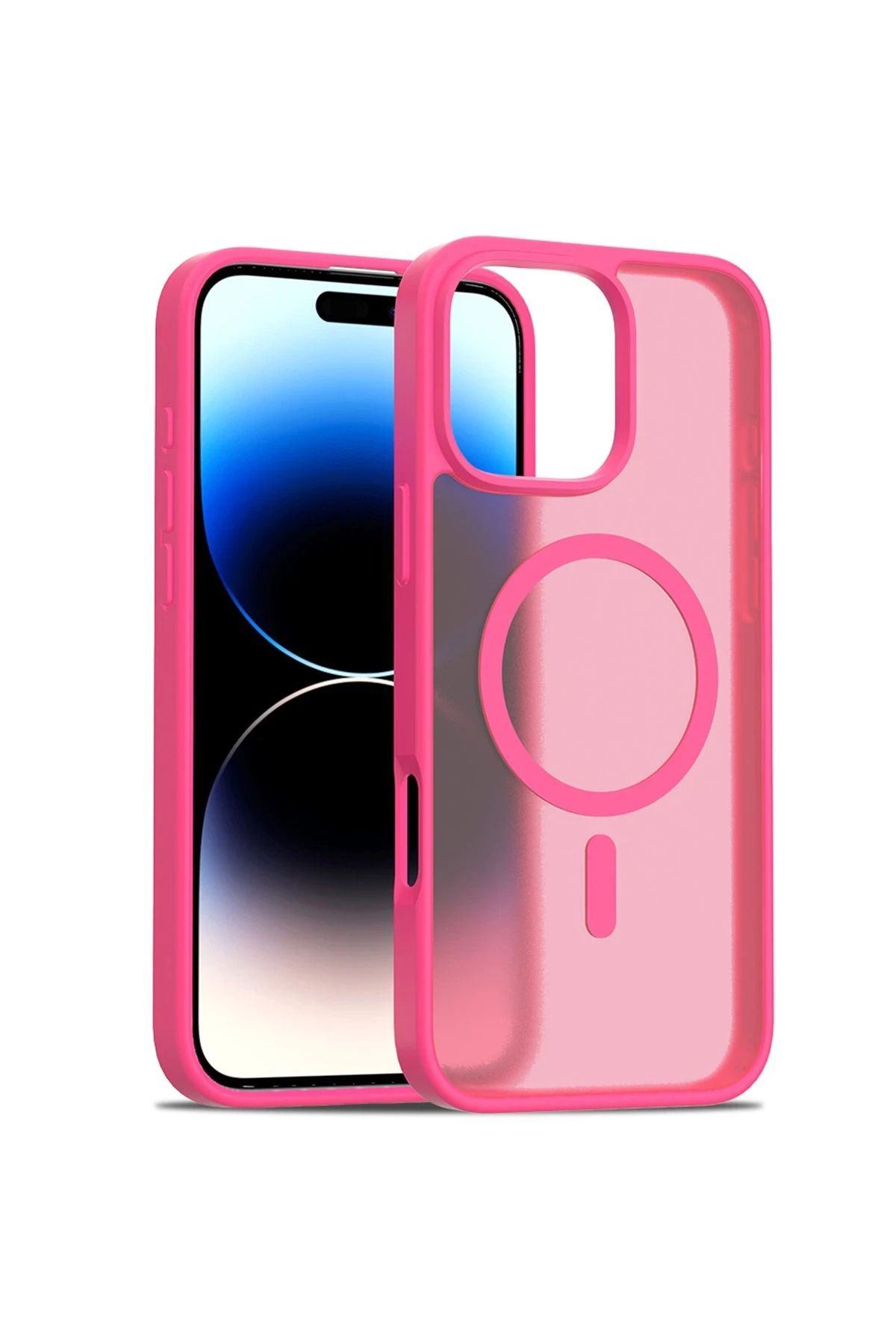 CepteToptan Joko iPhone 16 Pro Jota Magsafe Kapak - Rose