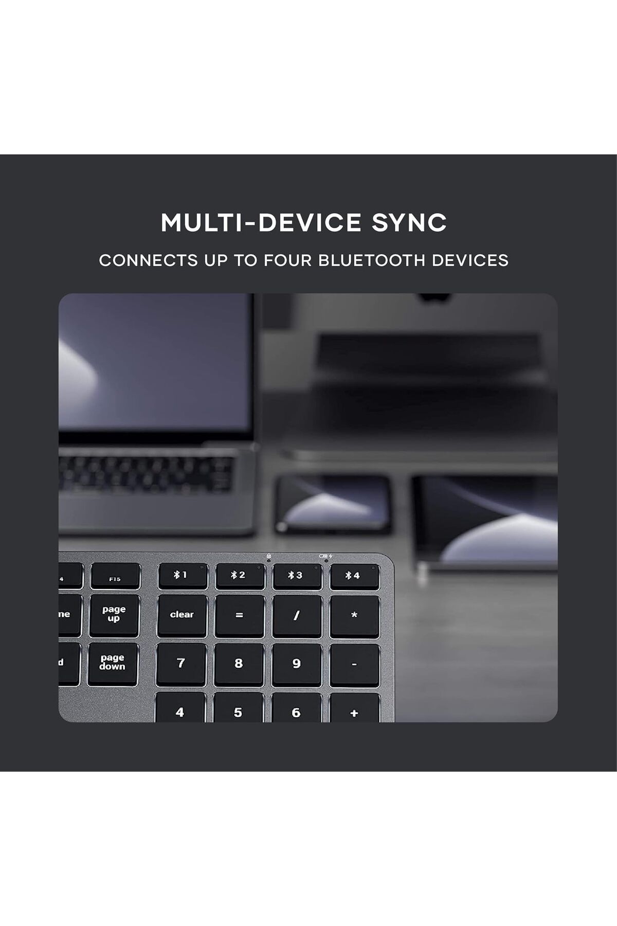 Satechi-Slim X3 Bluetooth Backlit Keyboard With Numeric Keypad – Illuminated Keys & Multi-Device S 9