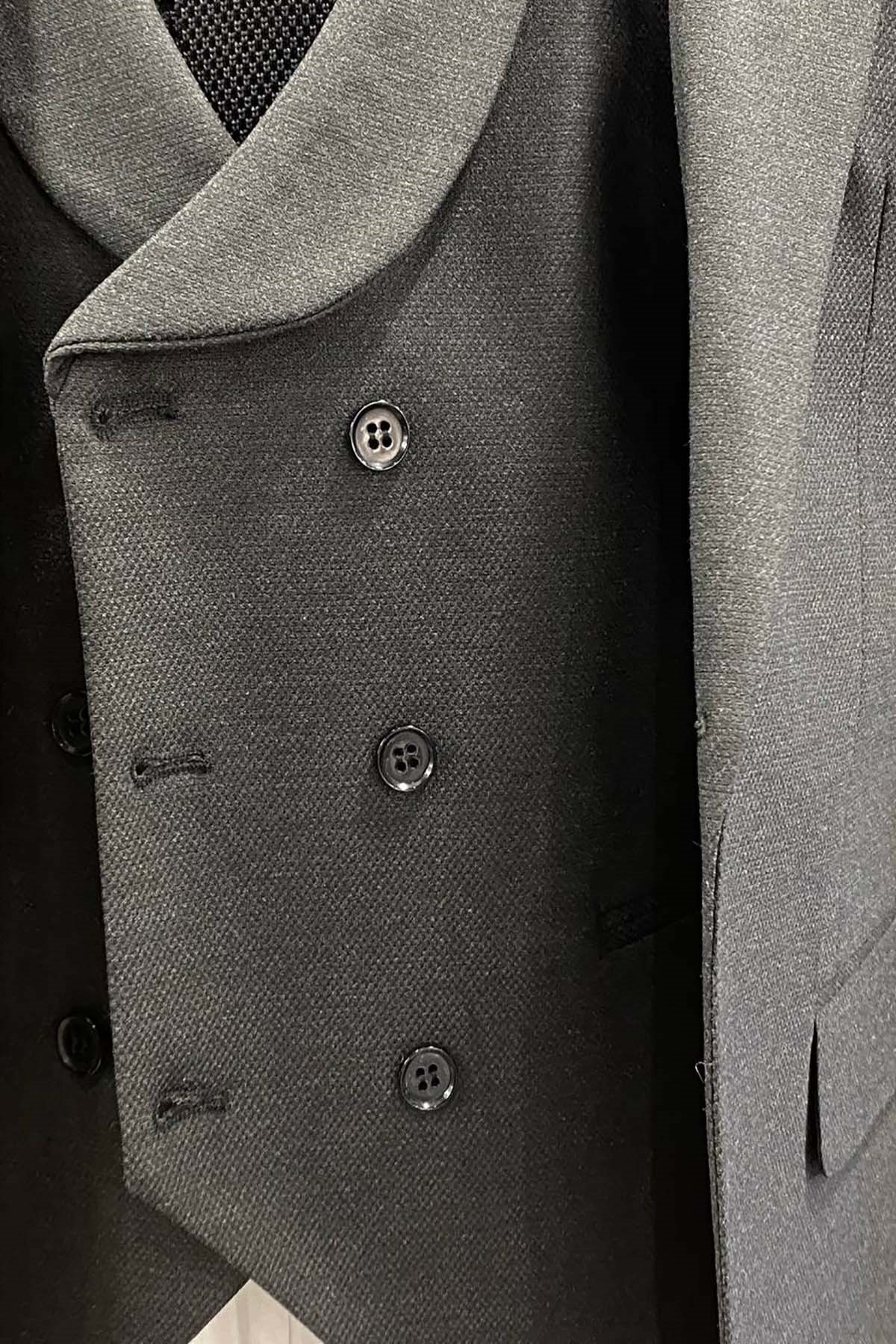 Fc Plus  YELEKLİ ANTRASİT TAKIM ELBİSE - Görsel 4