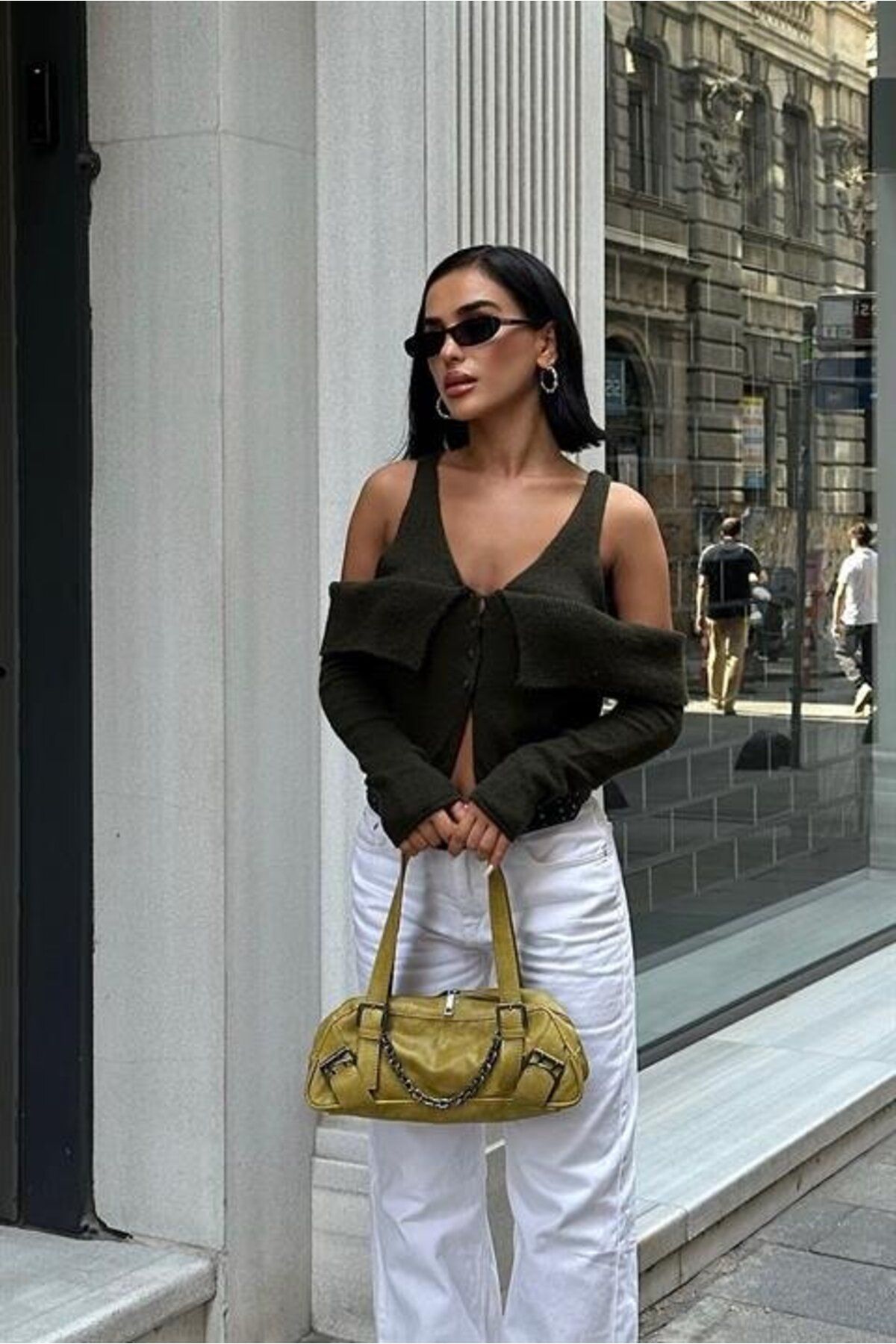 DEAG Cynthia Cut Out Triko Hırka 5116-23