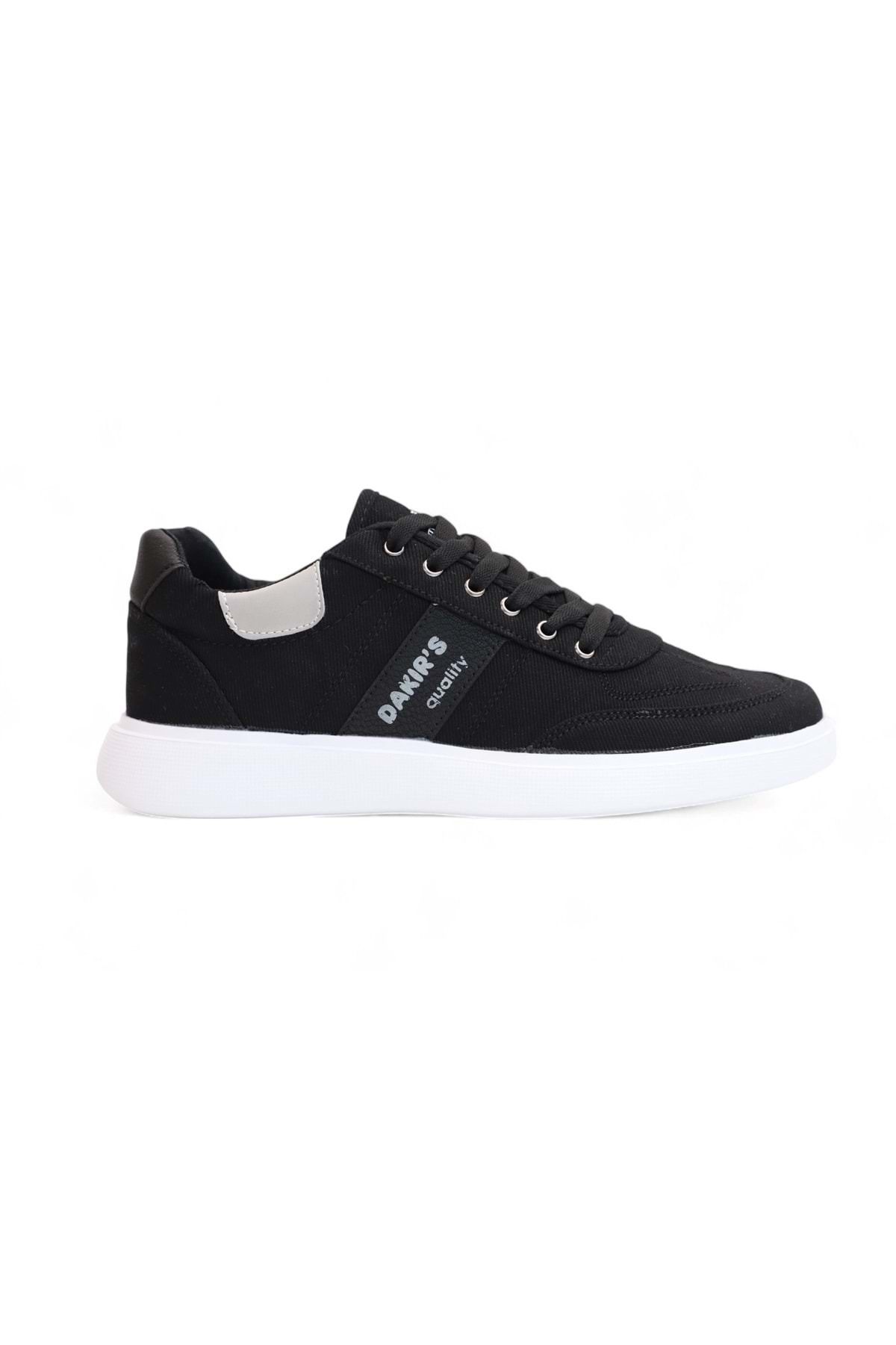 Konfores 2198-Dakırs Anatomik Tabanlı Erkek Keten Kumaşlı Sneakers Ayakkabı