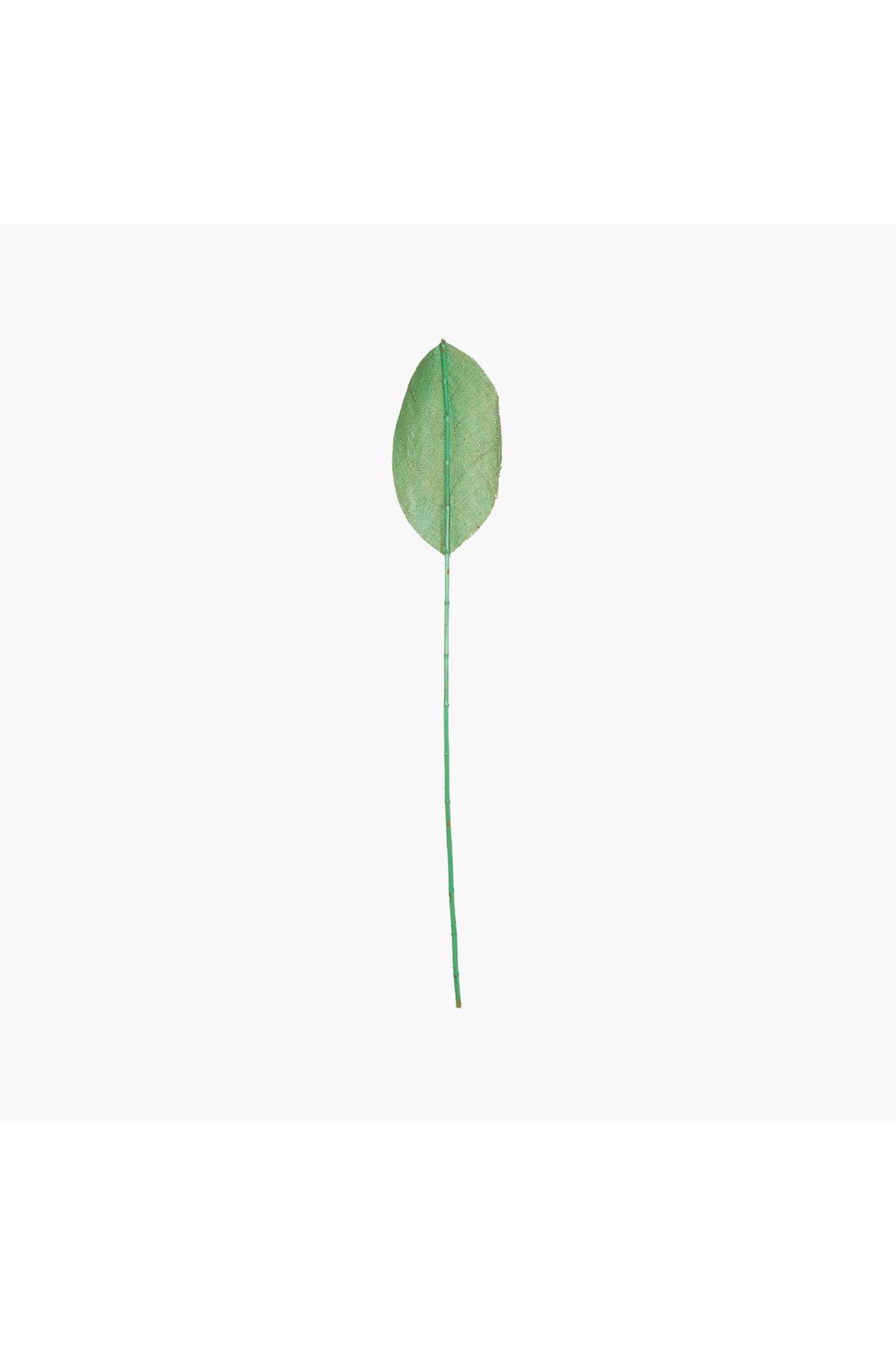 JASMIN CONCEPTS Pandan Çubuklu Turkuaz Yaprak Dekor