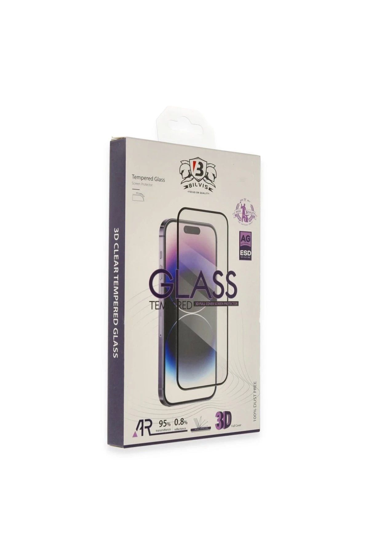 CepteToptan iPhone 16 Bilvis 3D Cam Ekran Koruyucu
