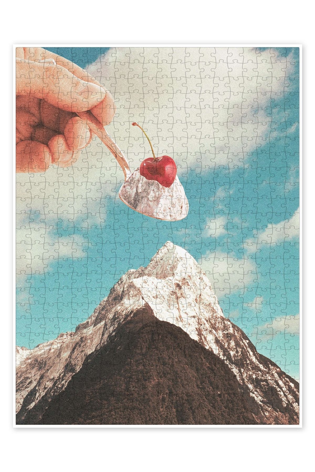 Jeronkarji Dondurma Zirvesi 500 Parça Puzzle Yapboz Mutfak Temalı Yetişkinler için