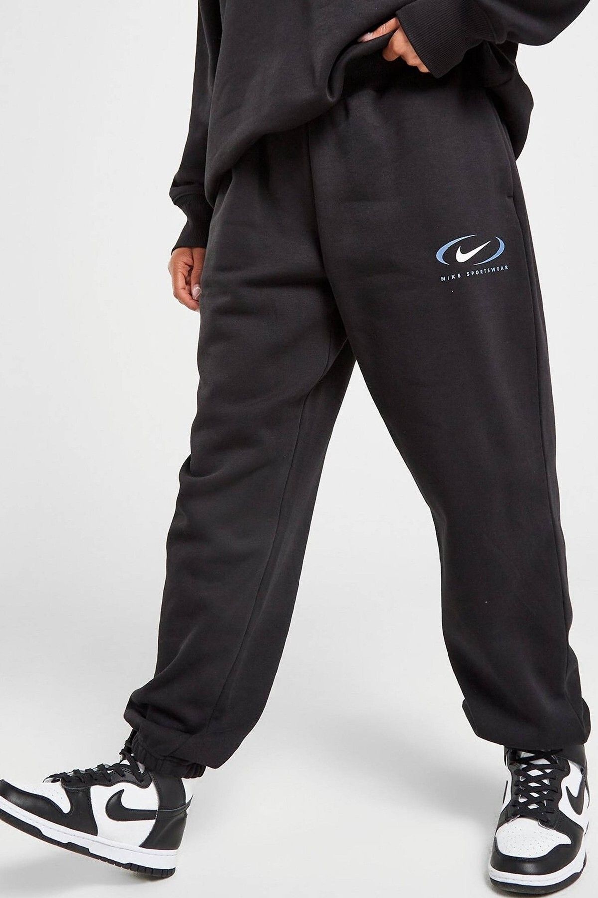 Nike Sportswear Phoenix Fleece Oversize High Rise Kadın Oversize Yüksek Belli Eşofman Altı Siyah