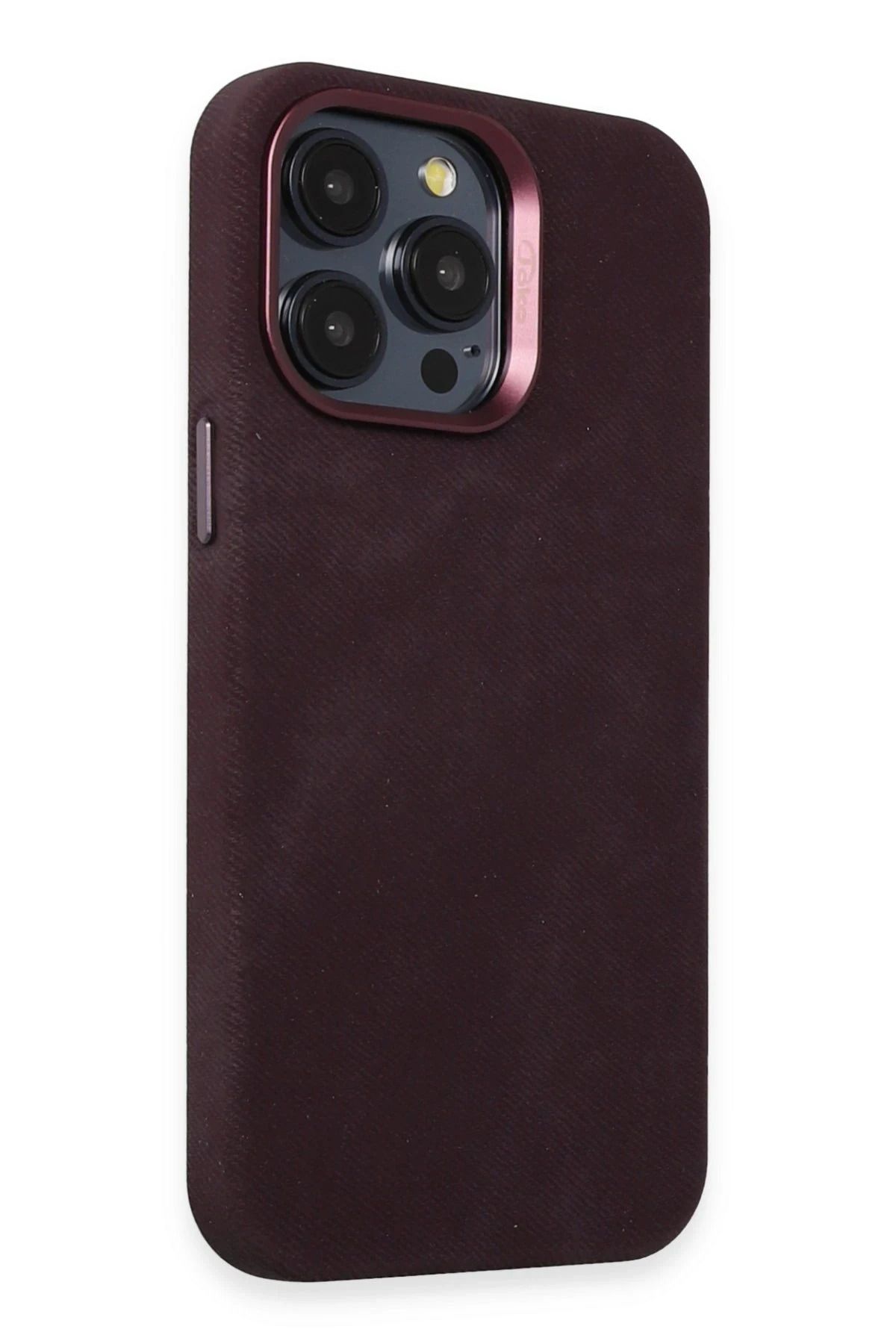 CepteToptan Joko iPhone 14 Pro Kılıf Velvet Magsafe Kapak - Derin Mor