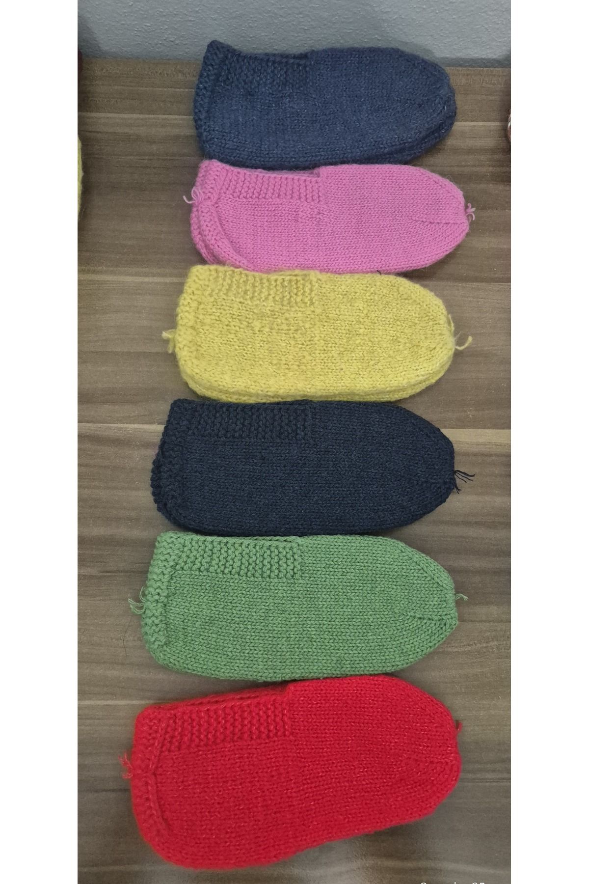 Esintili yaşam El Örgüsü Çeyizlik Patik&çetik Seti
