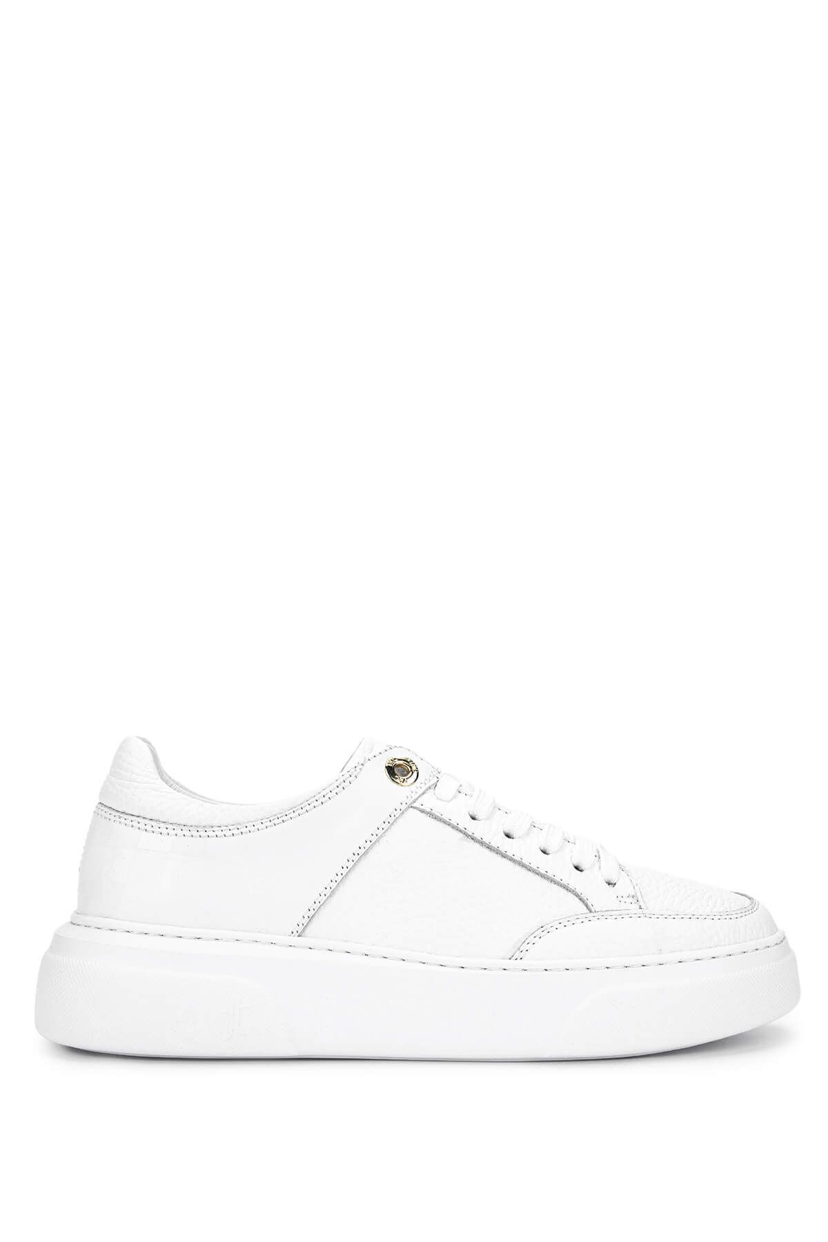 Tamer Tanca Kadın Hakiki Deri Beyaz Sneakers & Spor Ayakkabı