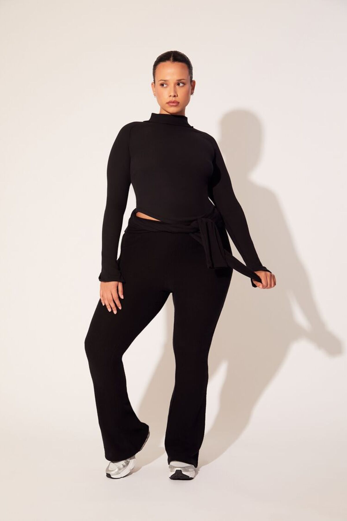 Forever 21 Plus Size Fitilli Flare Pantolon
