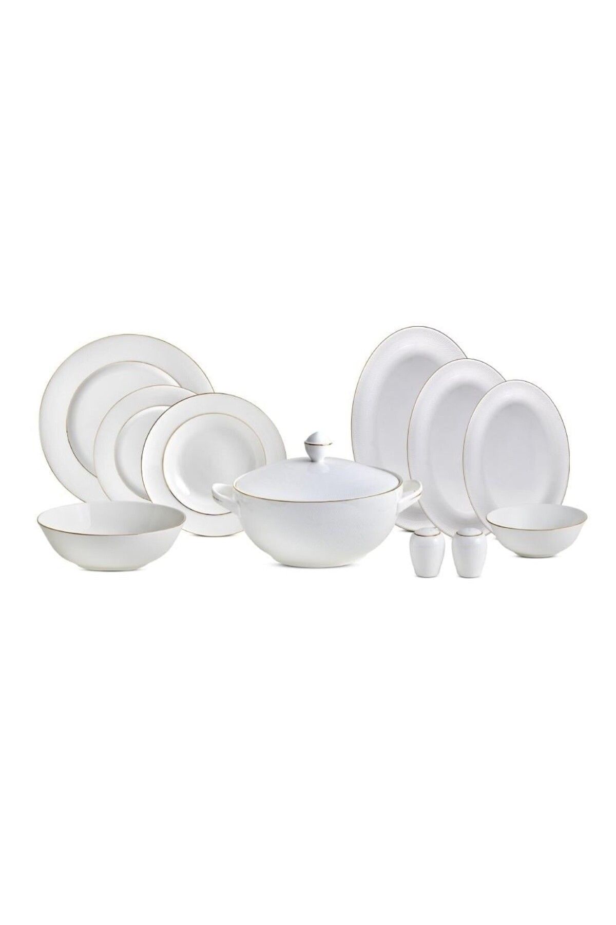 Aryıldız Ardini Bone China 60 Parça Yemek Takımı