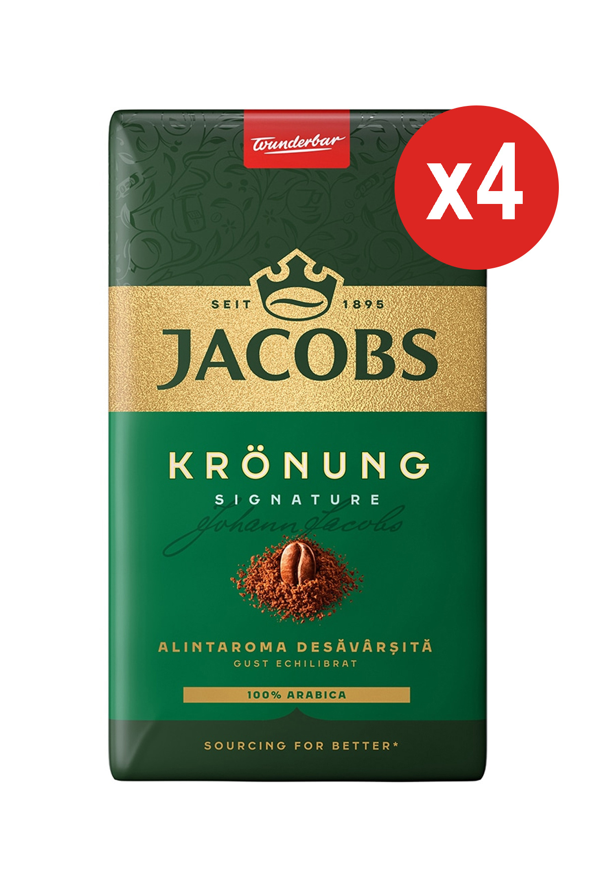 Jacobs Αλεσμένος καφές, Jacobs Kronung Alintaroma, 250 g x 4 τεμ.