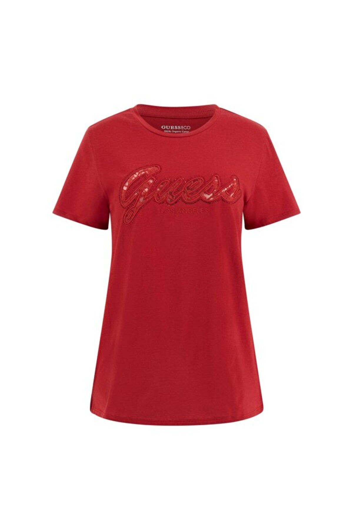 Guess Ss Script Kadın Regular Fit T-Shirt