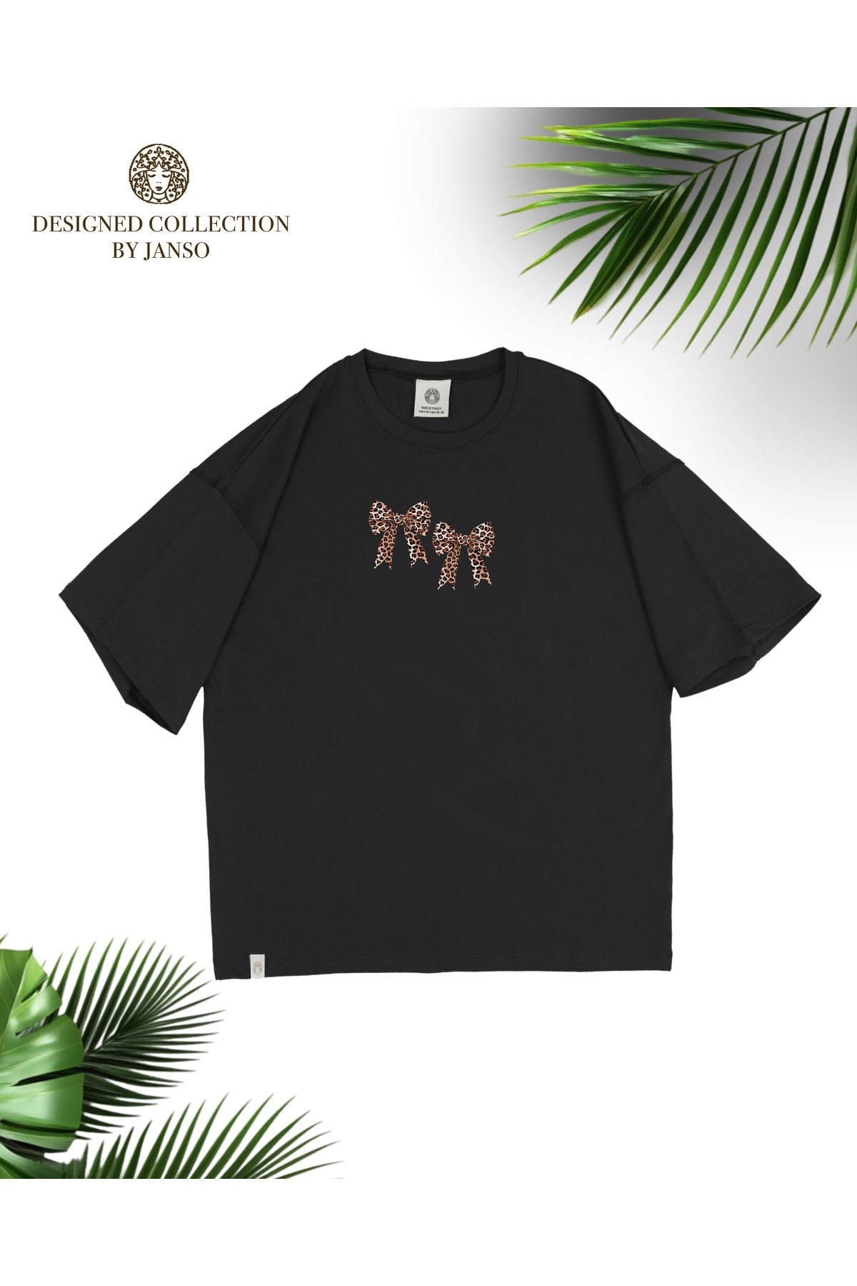 JANSO GROUP - KADIN PAMUKLU BASKILI FİYONK BASKILI TSHIRT
