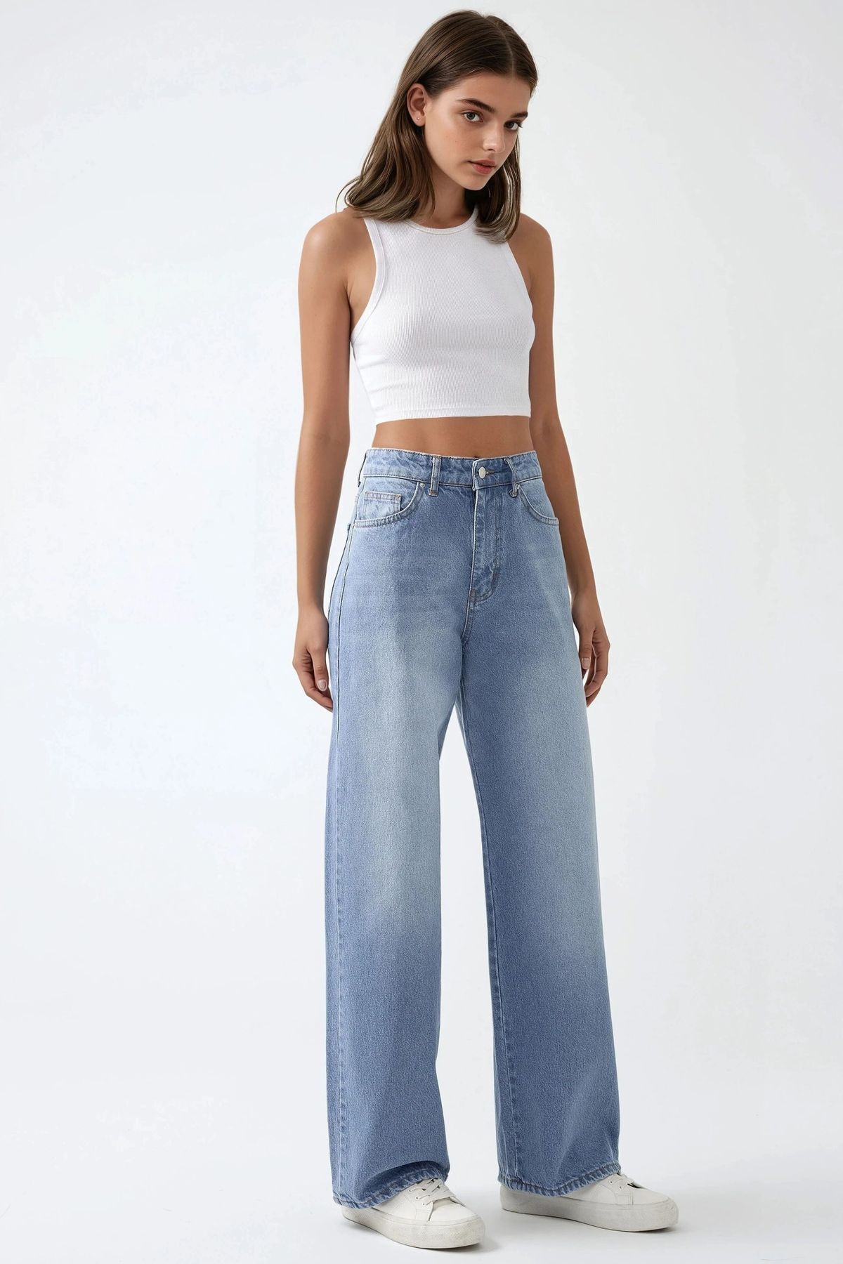 Hiccup-Blugi din denim Baggy Fit 4
