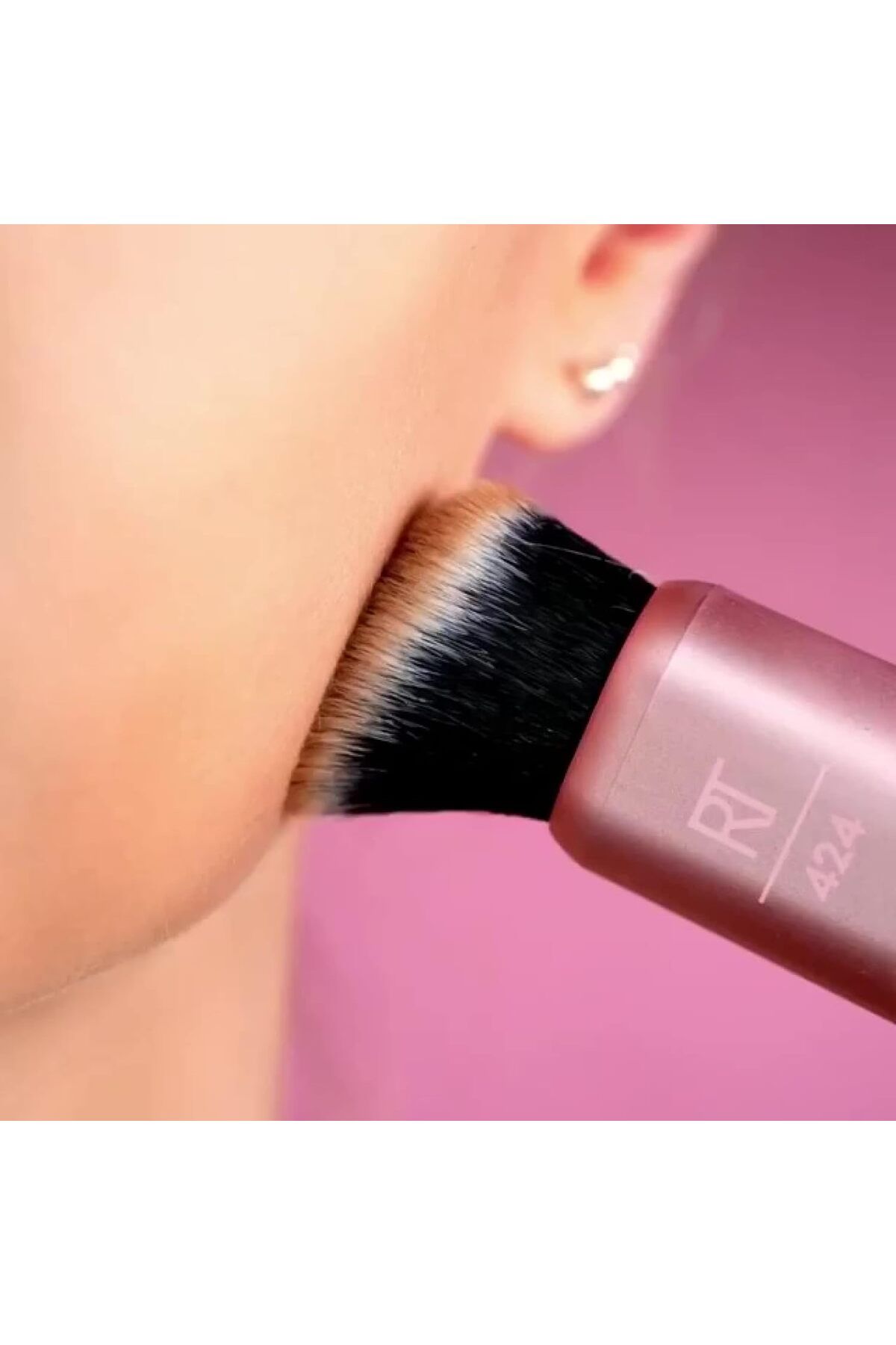 Real Techniques-Real Techniques Custom Contour 3-in-1 Brush, Slide For Bronzer and Contour, 3 Settings Sheer, Medium 7