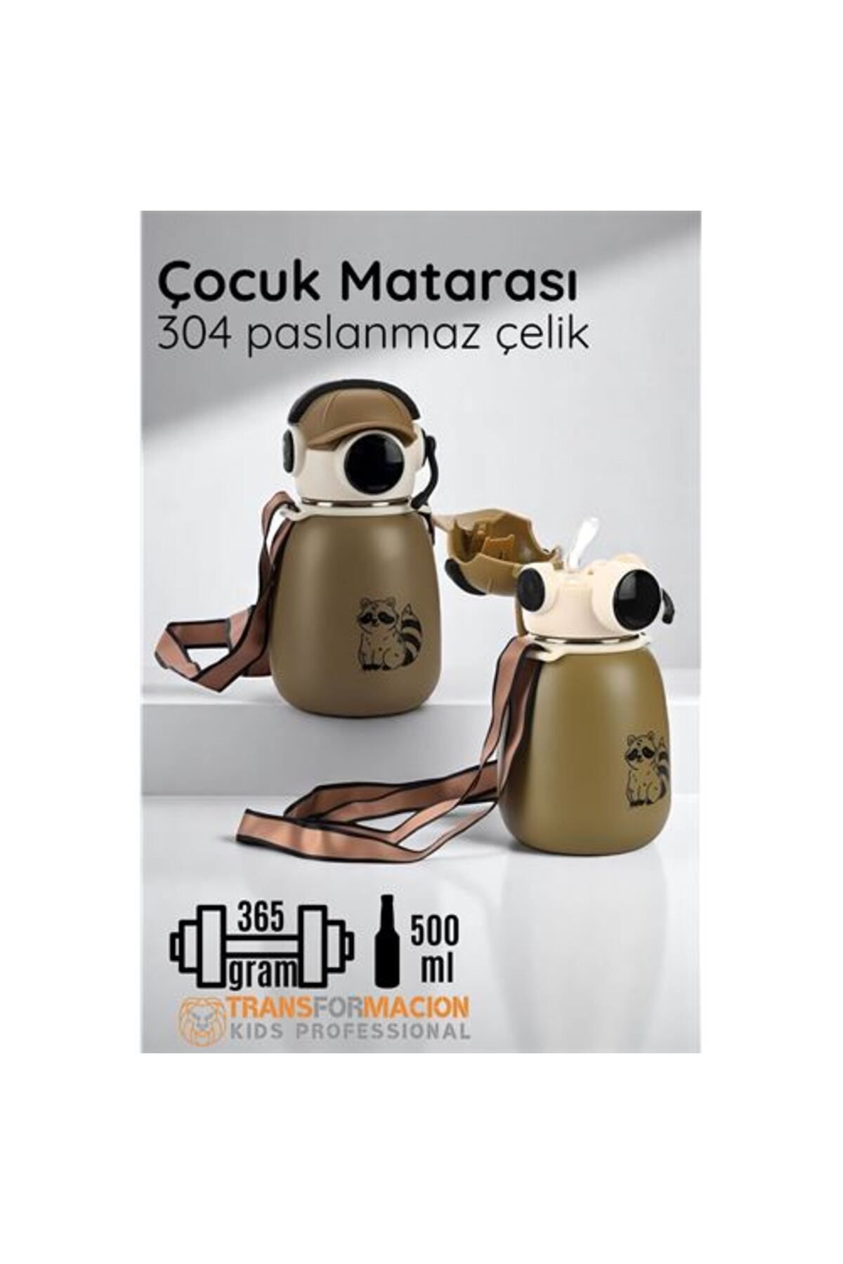 TYYLİ Modacar Inox Çelik Hafif Çocuk Matarası 500 ml KAPASİTELİ