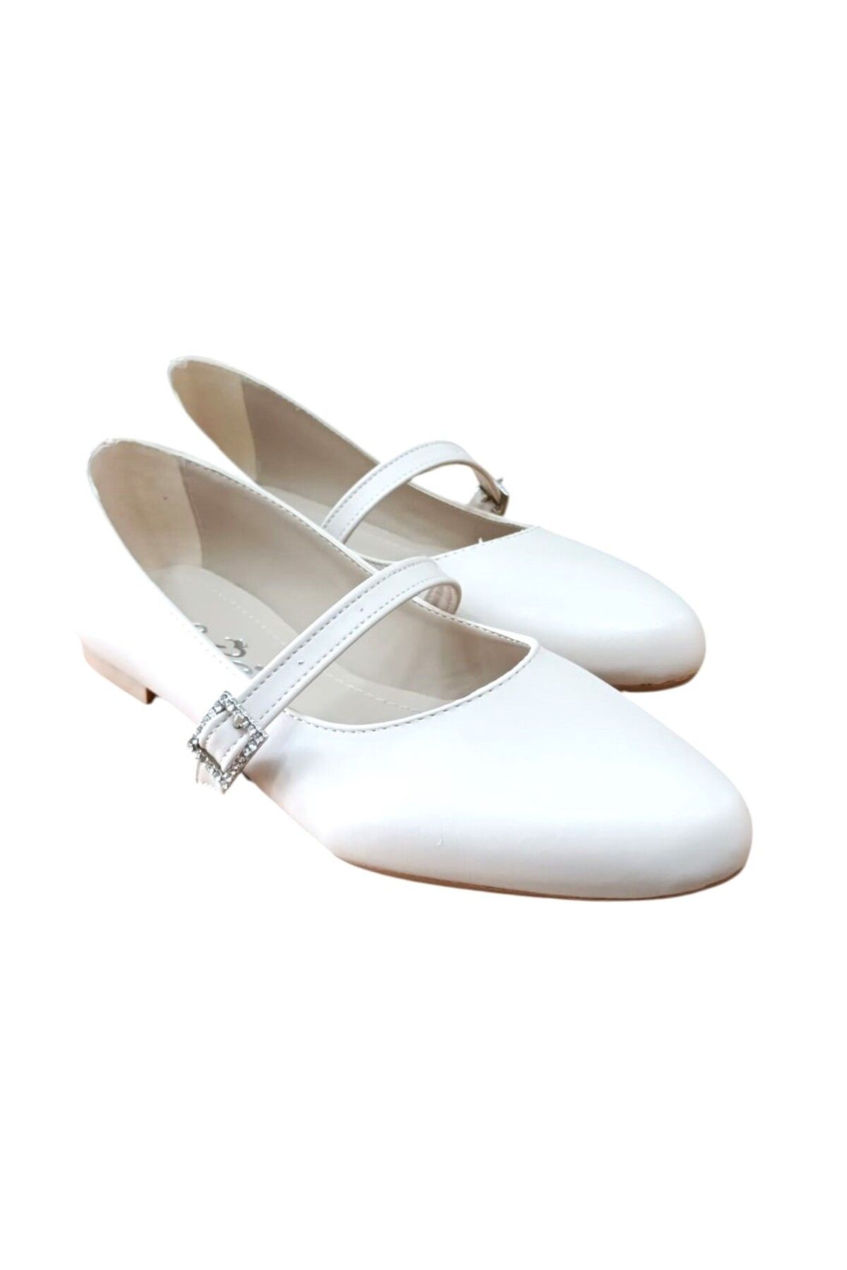SDF SHOES 235 Kadın Taşlı Tokalı Günlük Babet
