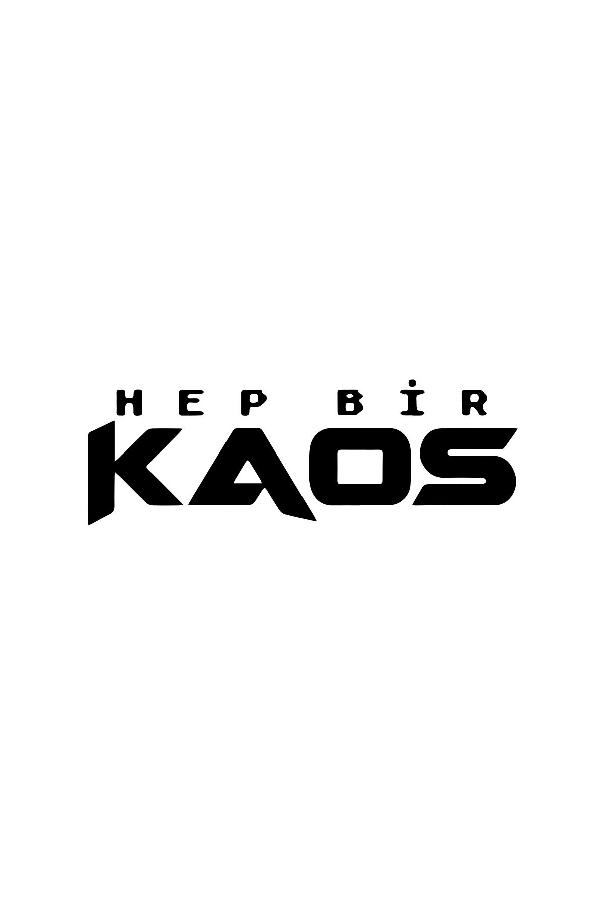 Reysa Tasarım Hep Bir Kaos Sticker 17x17 Cm Siyah