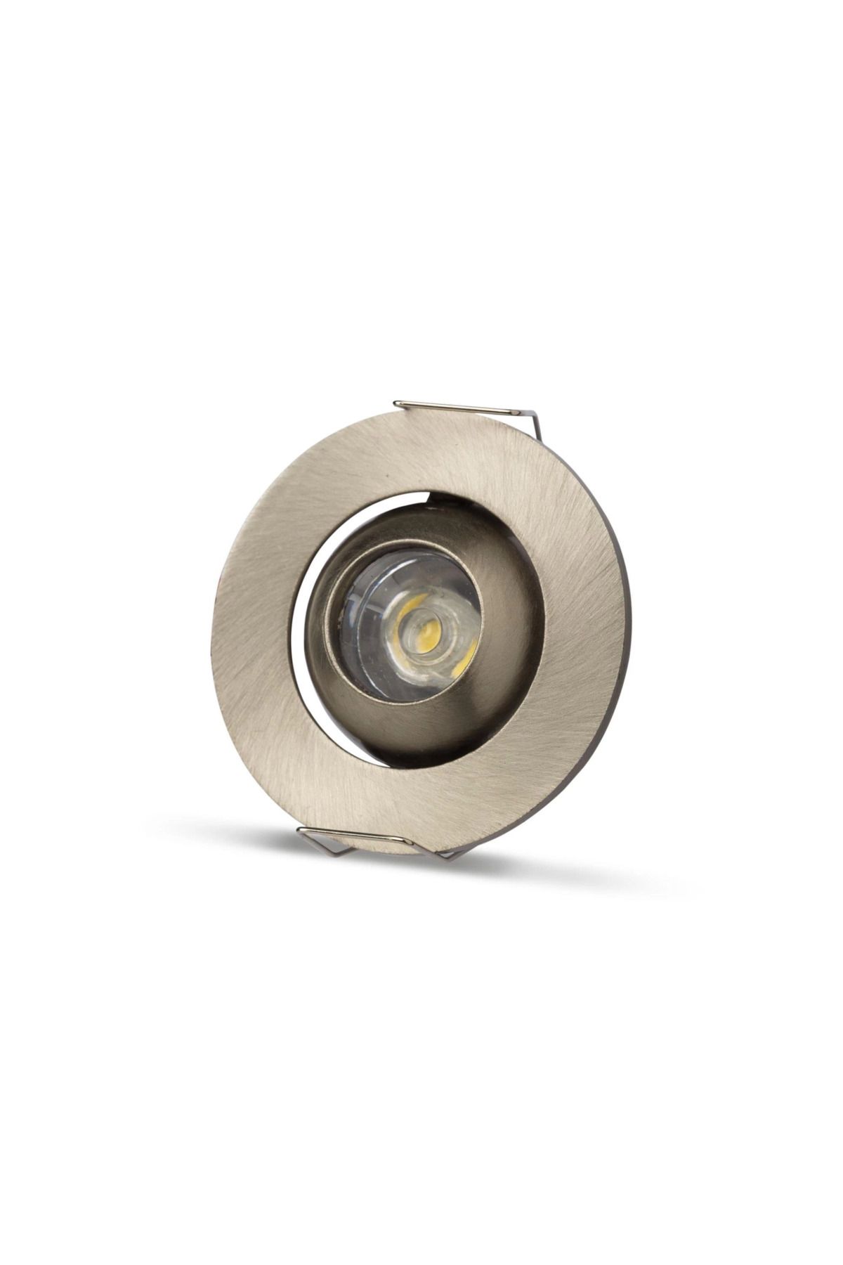 DENİZBİLİŞİM Noas Yl94 0102 Satin Kasa 1W Led Spot 3200K Gün Işığı