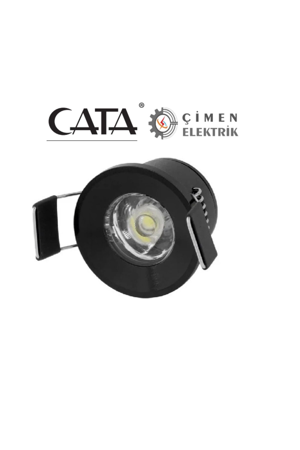 Silahlı Tower CATA CT 5270 1,5W Led Spot Siyah Kasa 3200K Gün Işığı