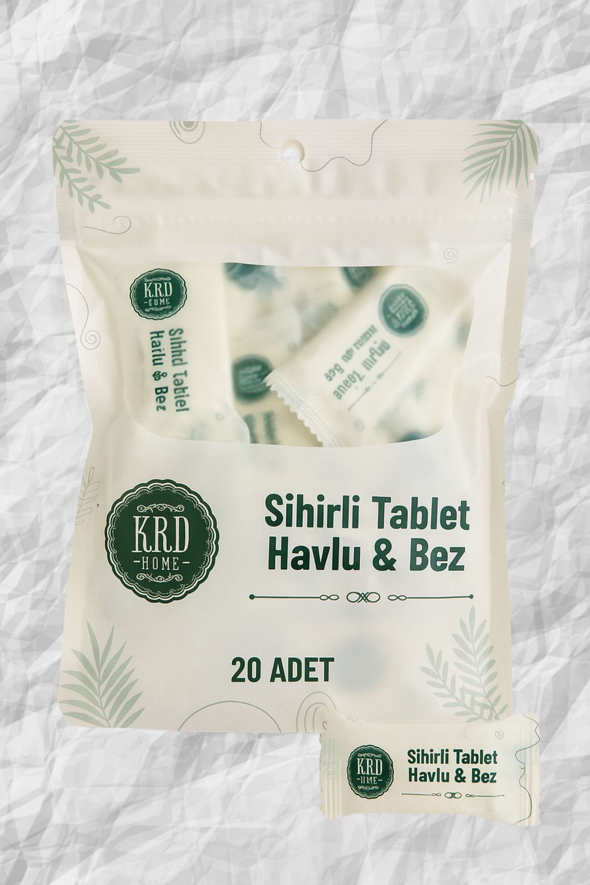 Kent Pazarı Sihirli Tablet Havlu & Bez 20’li | Kompakt Tek Kullanımlık Temizlik Bezi (24x30 cm)