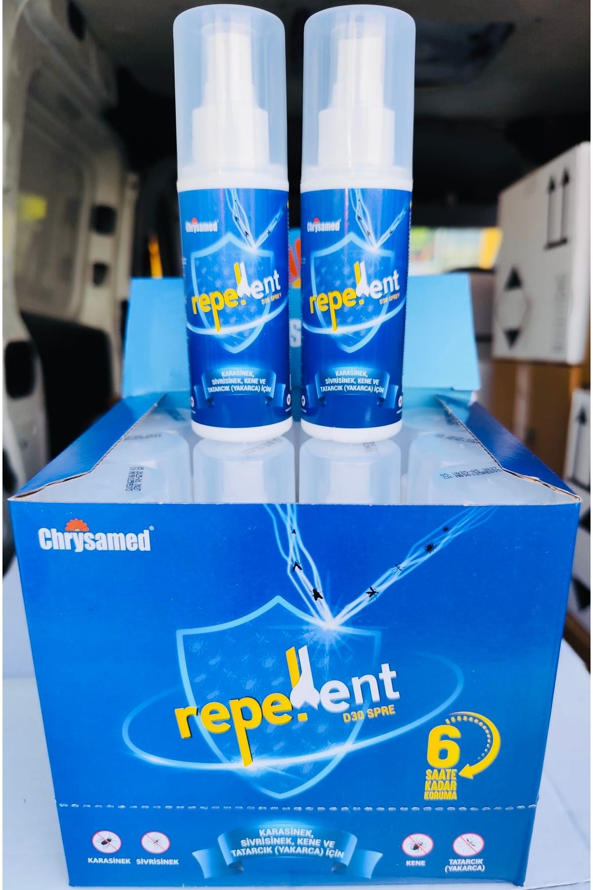Repellent D_30 sprey chrysamed kene ve tatarcık (yakarca)kovucu