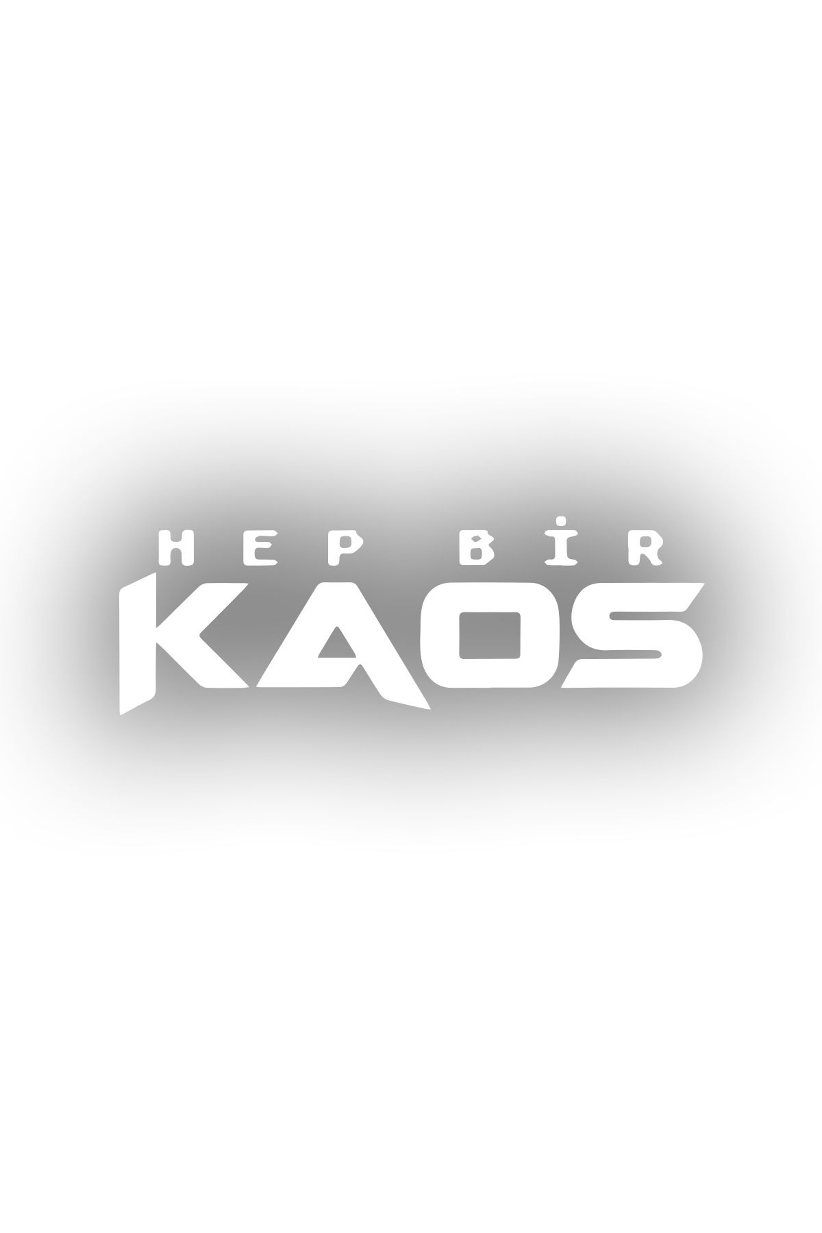 Reysa Tasarım Hep Bir Kaos Sticker 17x17 Cm Beyaz