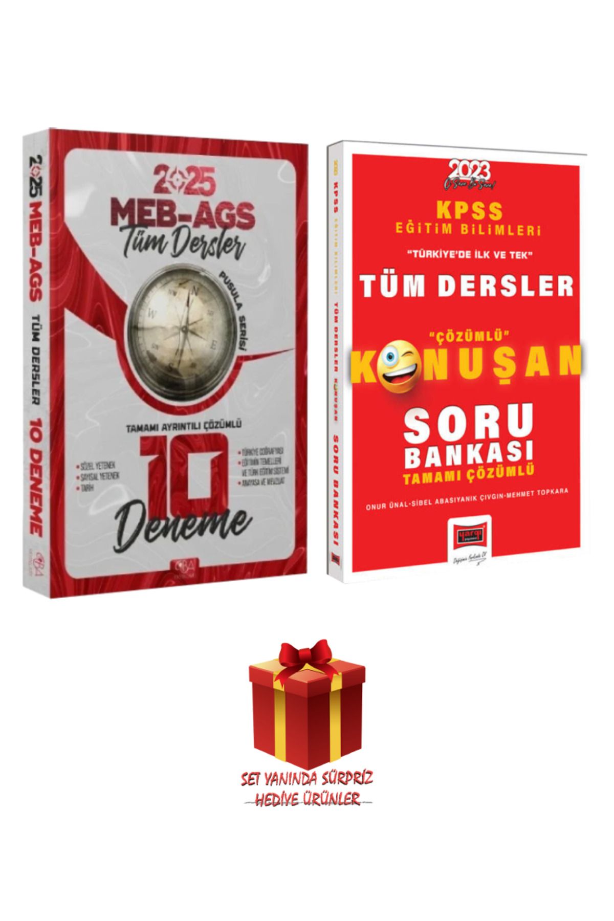CBA Akademi 2025 MEB AGS Tüm Dersler 10 Deneme+ Yargı Konuşan Eğitim Bilimleri Tüm Dersler Soru Bankası+Hediye