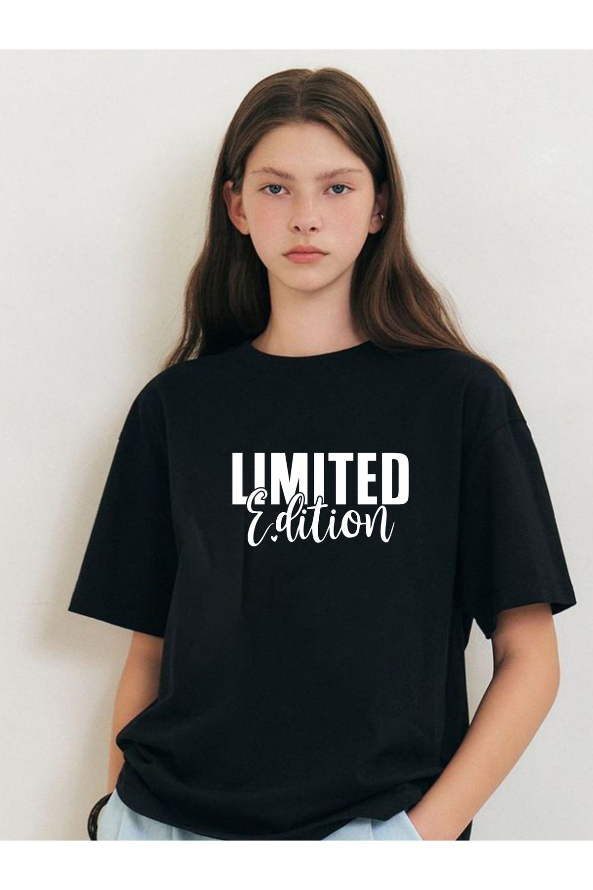 estilowear Unisex Oversize Baskılı Pamuklu T-shirt Model 1028