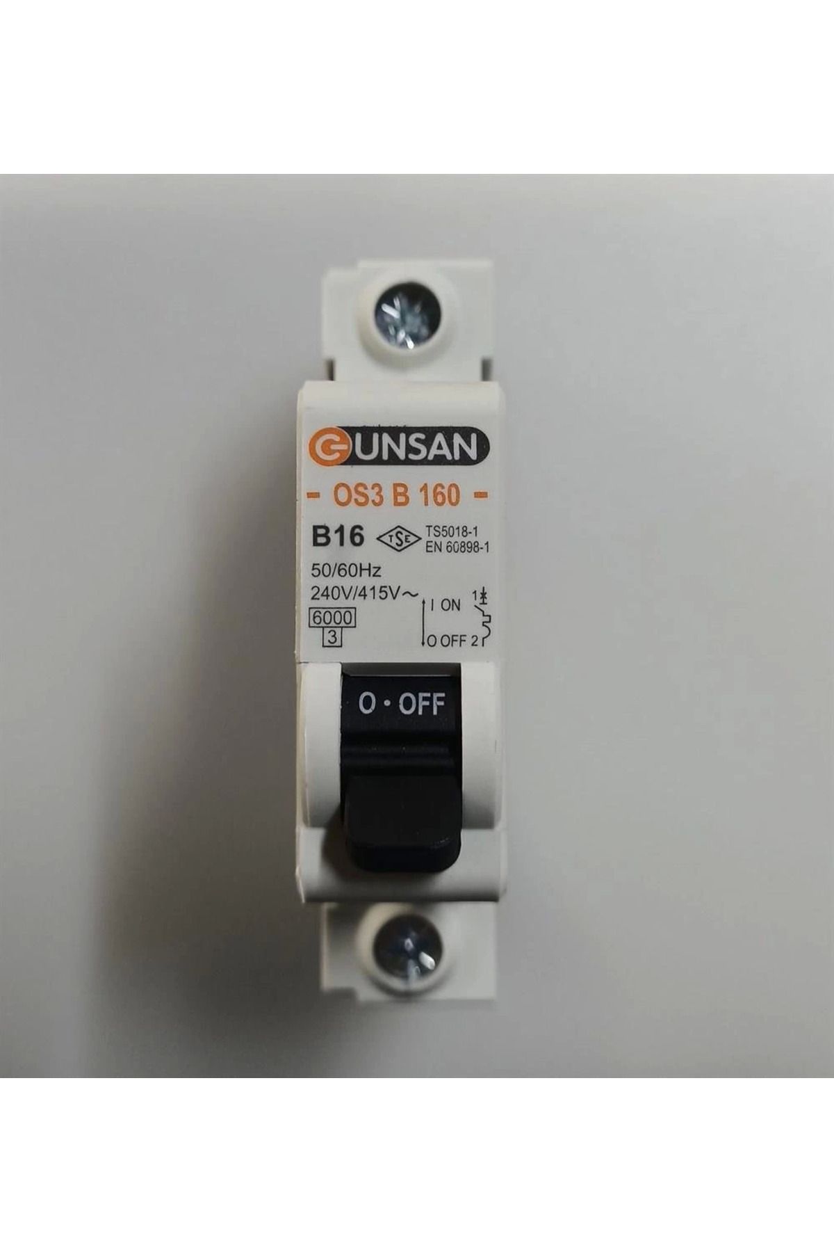 DENİZBİLİŞİM 1X40 A B Tipi 6 Ka W Otomat Sigorta