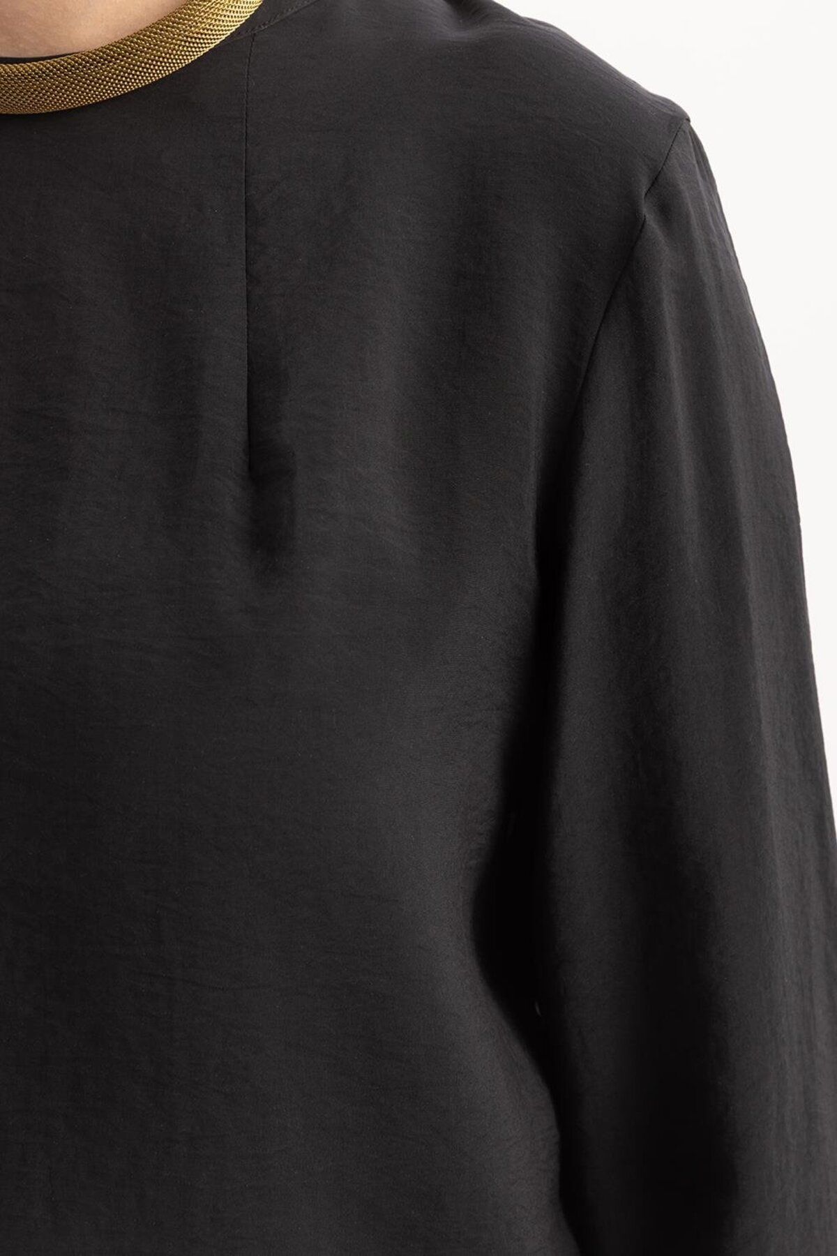 ALLDAY-Black-Pens Detailed Modal Tunic 5