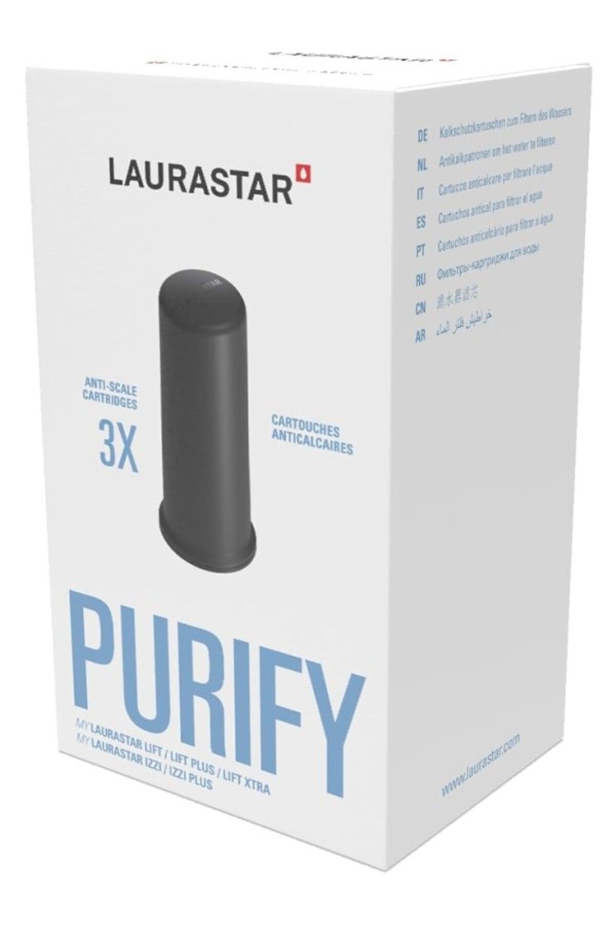 ShopZum Laurastar Ütü İçin Kireç Çözücü Su Filtresi Kartuşu (Lift Modelleri İçin) - Tekli Paket, Plastik