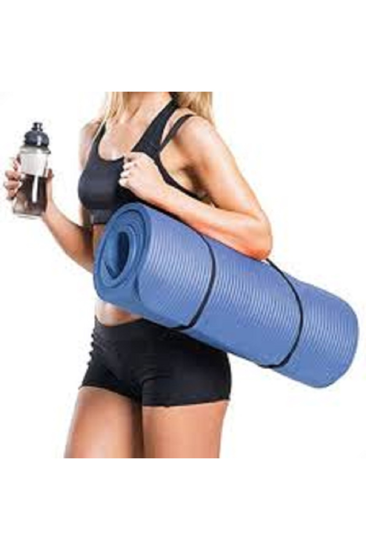 سجادة تمارين اليوغا عالية الكثافة بسمك 10 ملي مع فوم مريح للتمارين الرياضية واليوجا