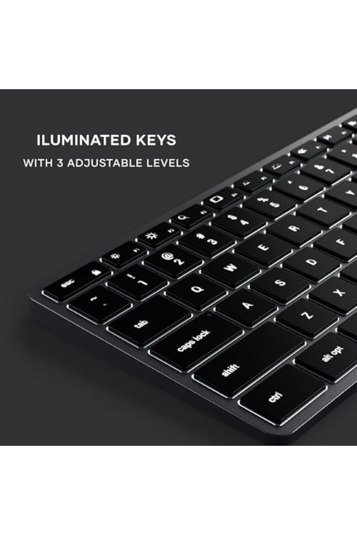 Satechi-Slim W3 Wired Backlit Keyboard with Numeric Keypad 4