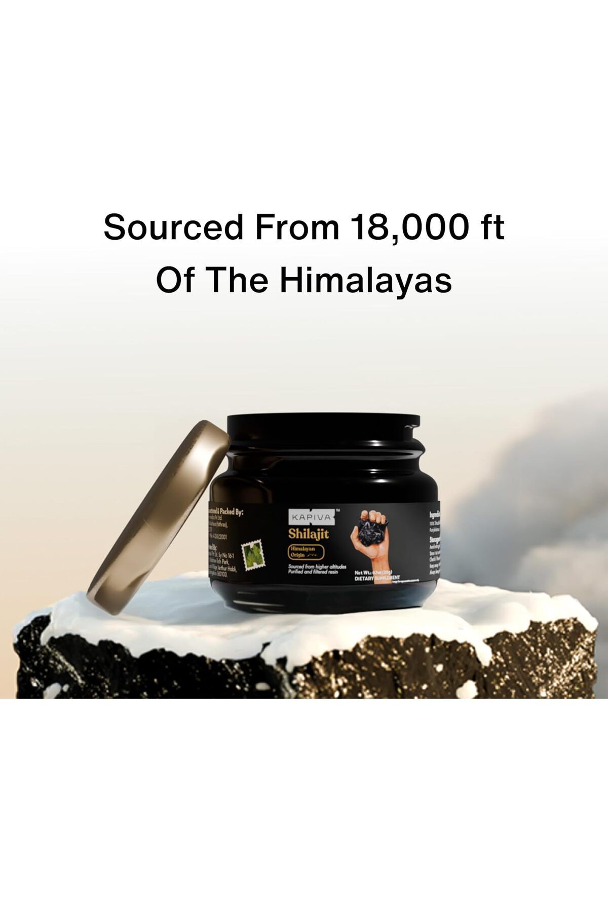 KAPİVA-Kapiva Himalayan Shilajit/Shilajeet Resin 20g with Lab Report 7