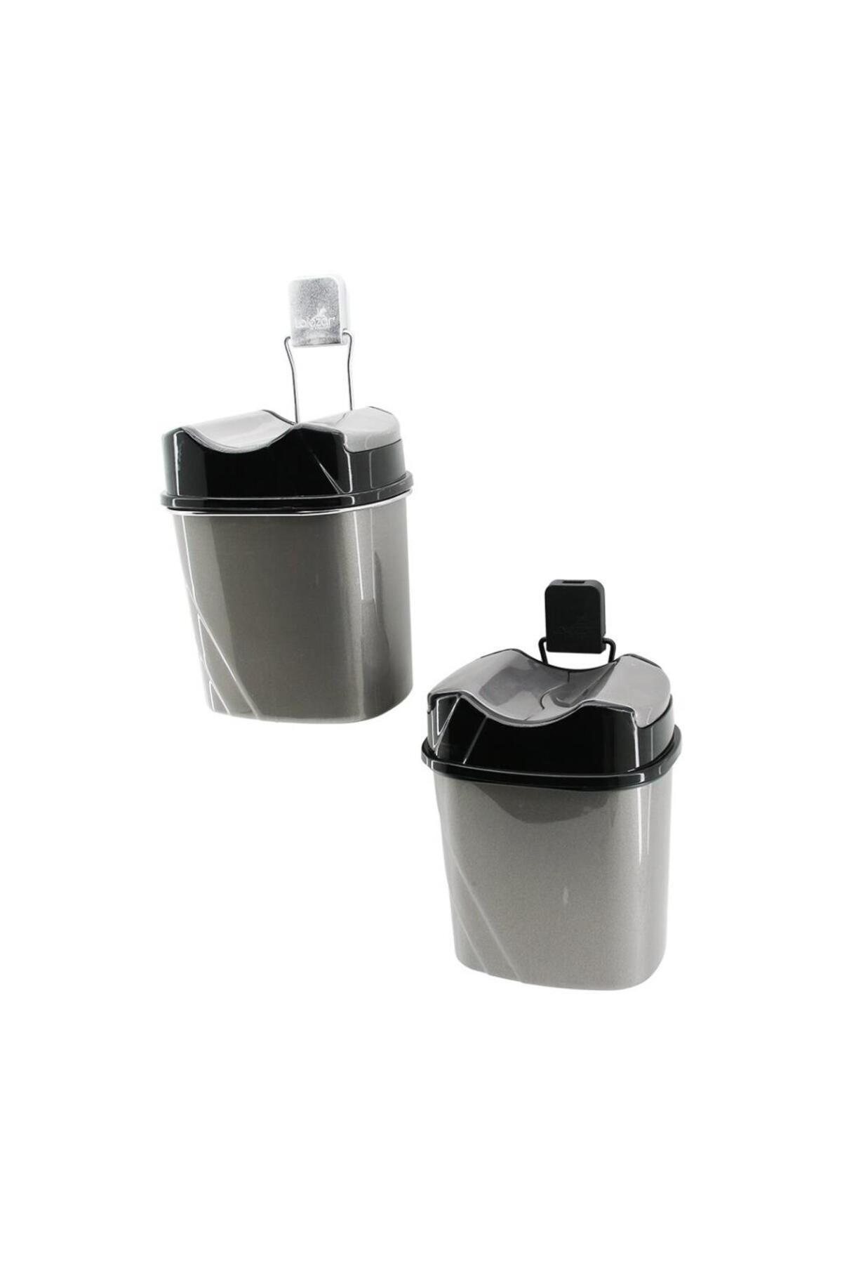 Aydoganticaret44 METAL ASKILI PLASTİK ÇÖP KOVASI YAPIŞKANLI MONTAJ