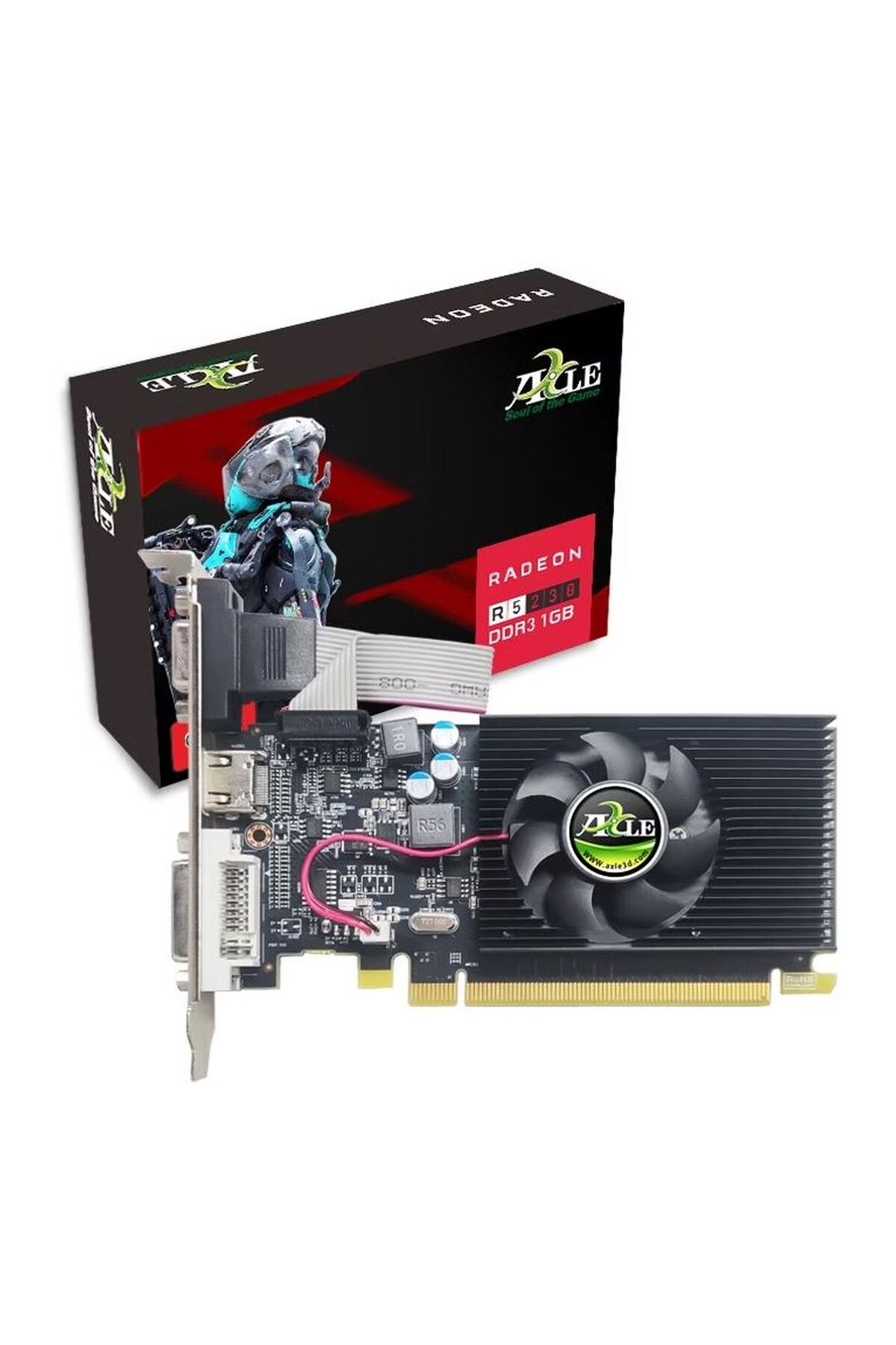 Axle Radeon R5 230 1GB DDR3 64Bit DVI/VGA/HDMI Ekran Kartı
