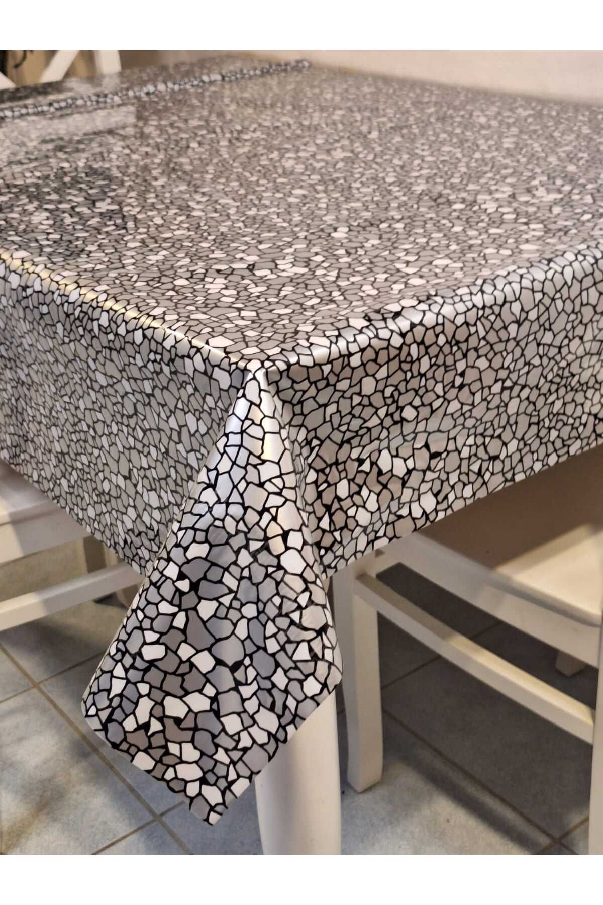 Başak Ev Tekstili Şeffaf 0.018 Mm Pvc Muşamba - Desenli Silinebilir Şeffaf Masa Örtüsü
