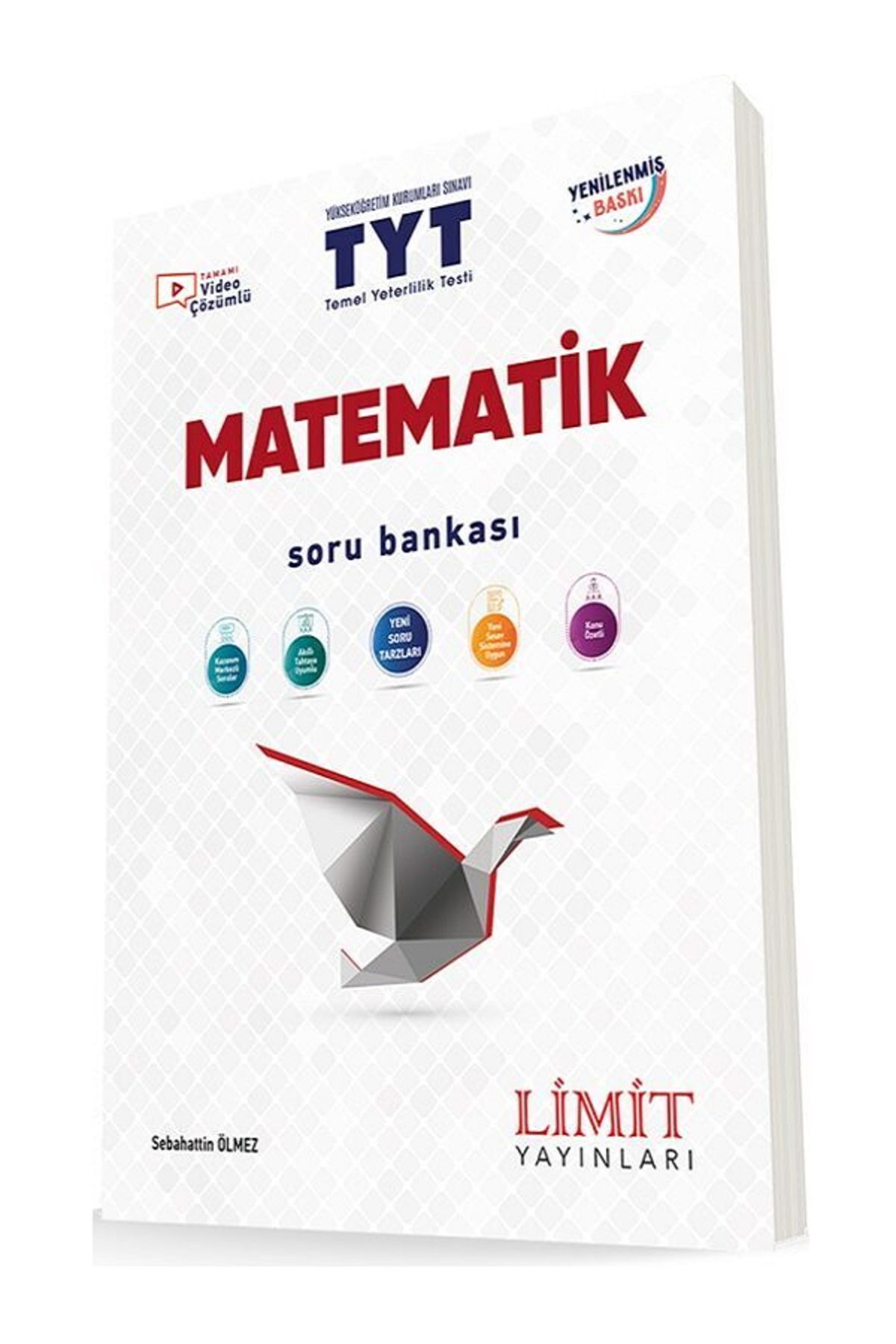 Açı Yayınları Limit Yayınları TYT MATEMATİK Soru Bankası / Yenilenmiş Baskı / Video Çözümlü